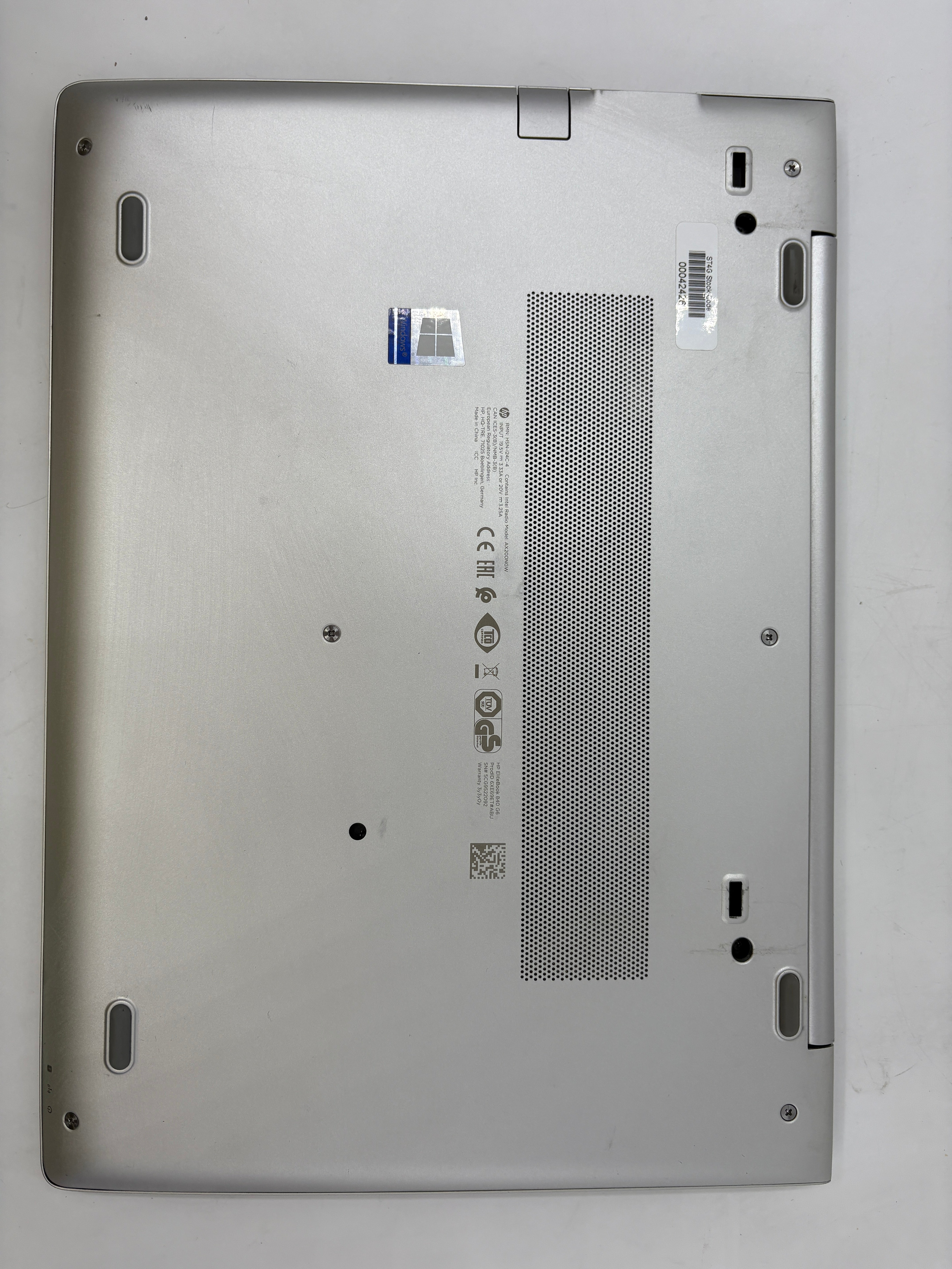 HP Laptop EliteBook 840 G6 14" Screen i7 8th Gen NO RAM NO SSD NO OS *Spares*