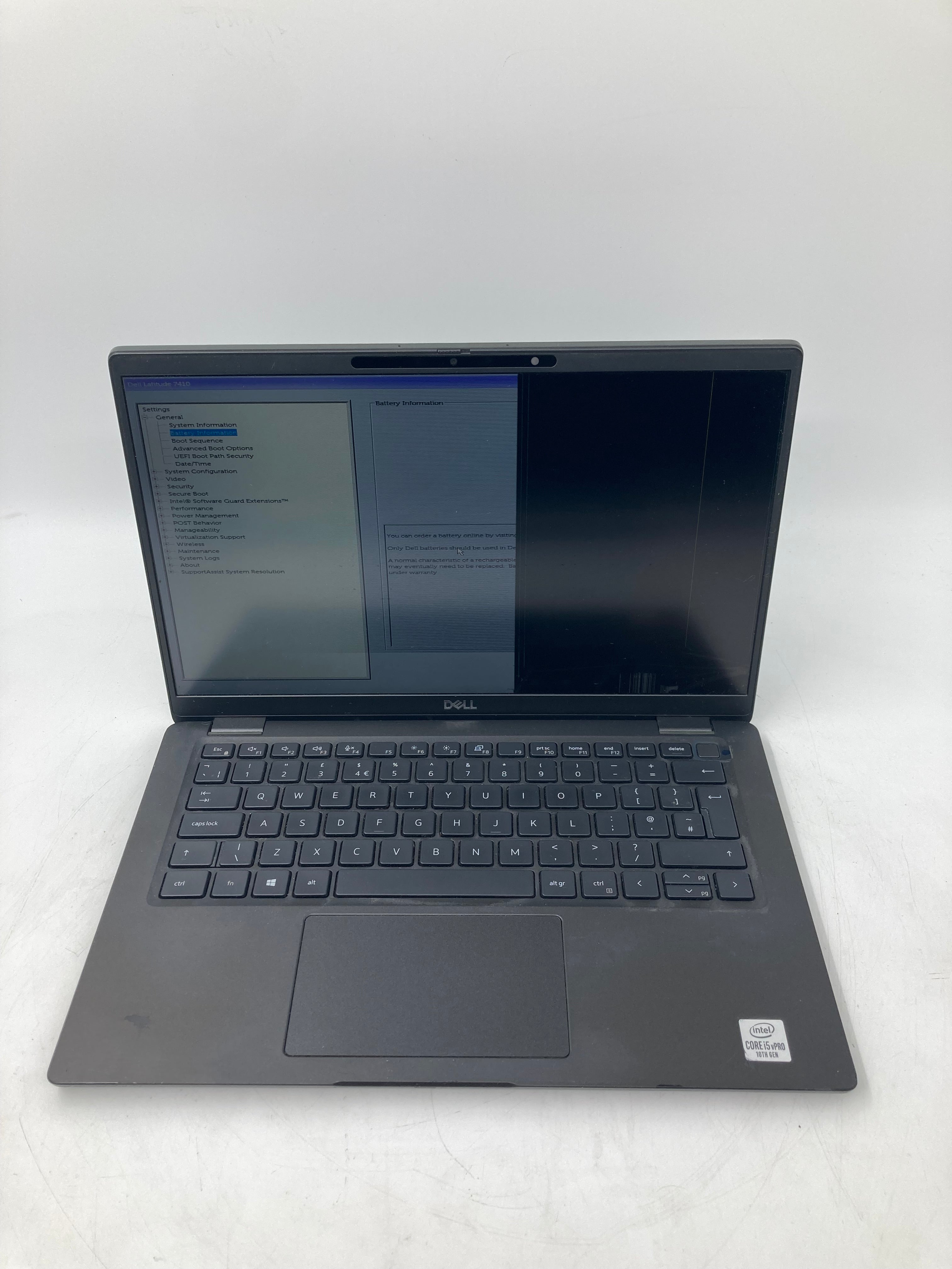 Dell Laptop Latitude 7410 14" i5 10th Gen 16GB RAM No HDD No OS *Spares*