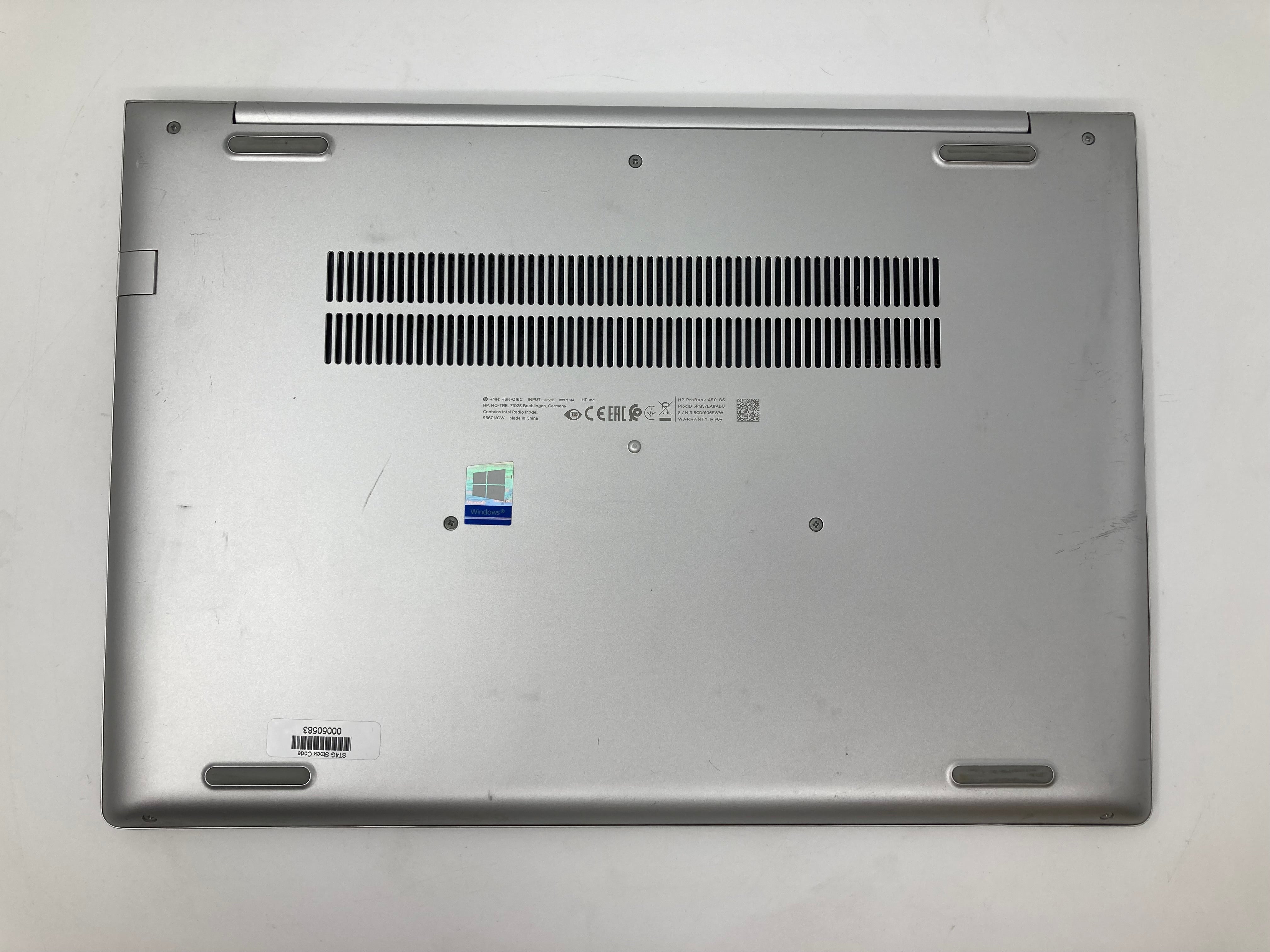 HP Laptop ProBook 450 G6 15" i5 8th Gen 8GB RAM 512GB SSD W11