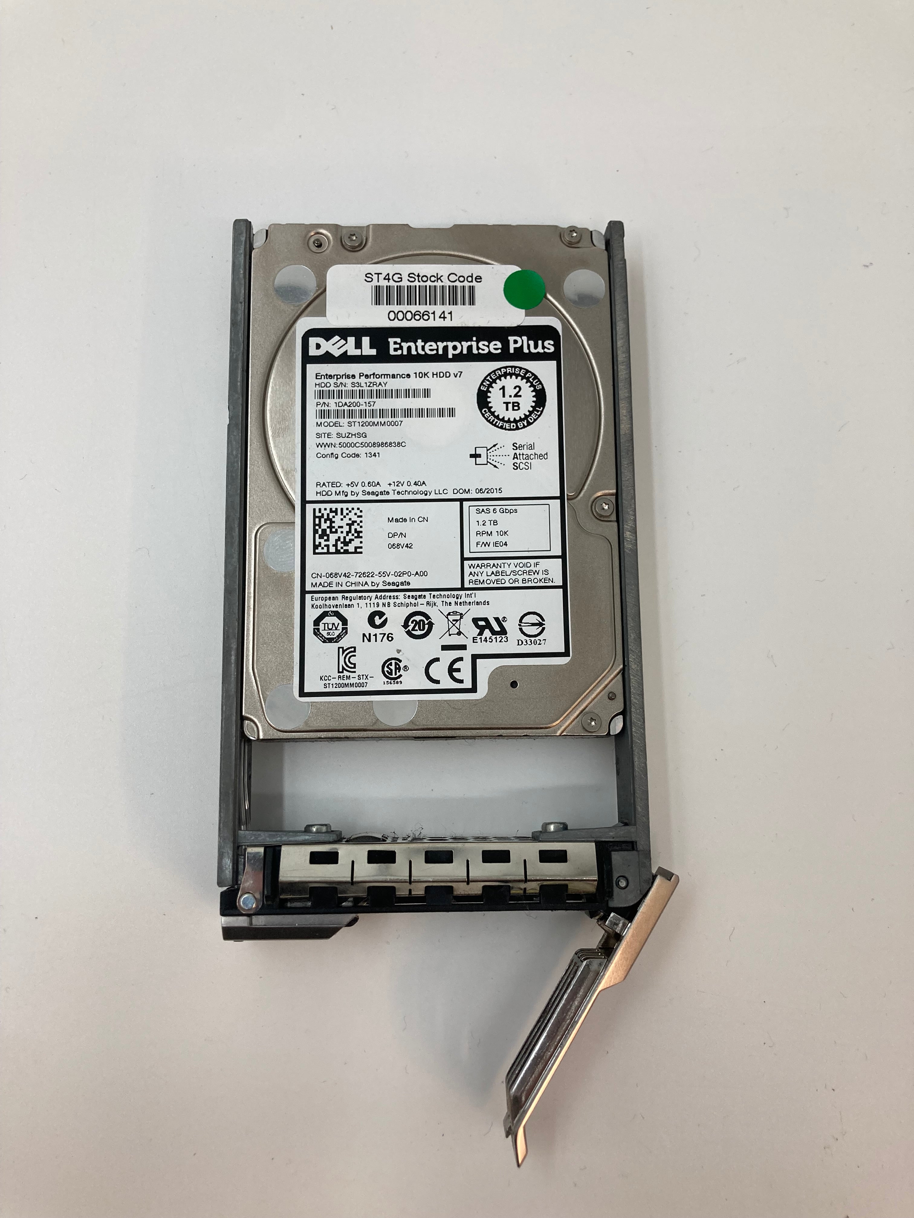 Dell HDD | 1.2TB | 2.5 inch | SAS | ST1200MM0007 | 068V42 | 10K 6Gbps Lot of 20