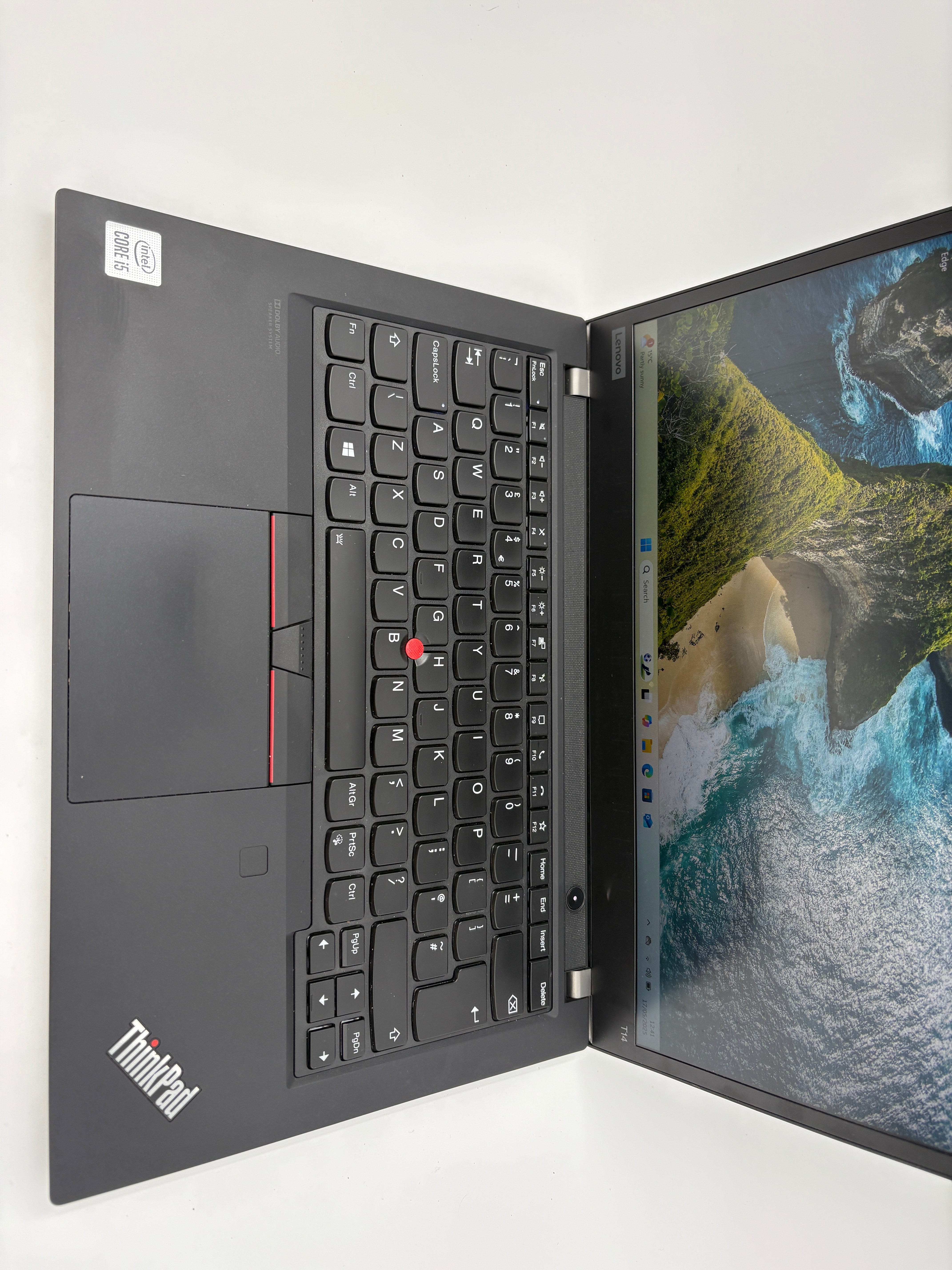 Lenovo Laptop ThinkPad T14 G1 14" Screen i5 10th Gen 8GB RAM 256GB SSD W11