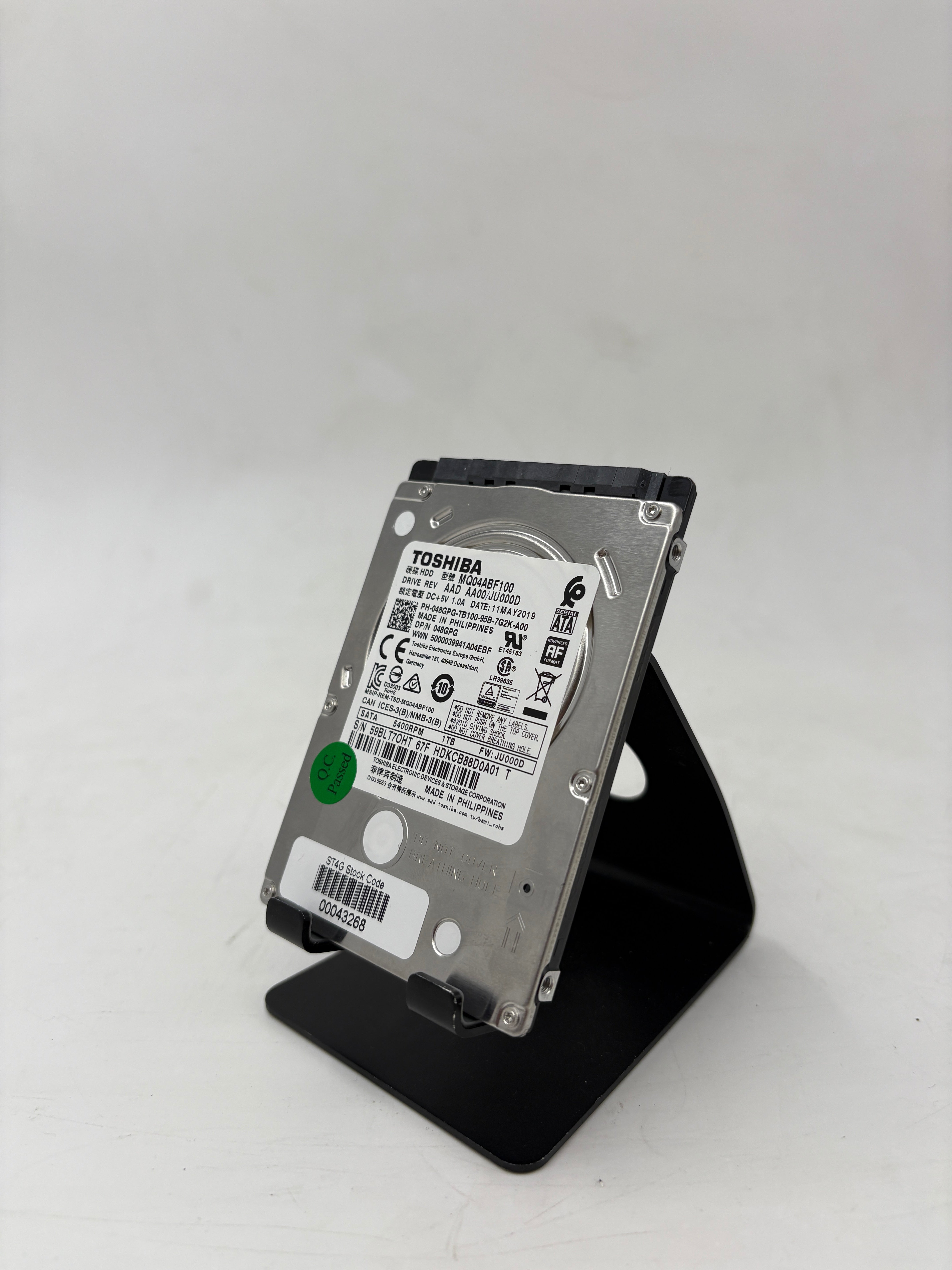 1TB HDD 2.5" SATA Toshiba (MQ04ABF100)