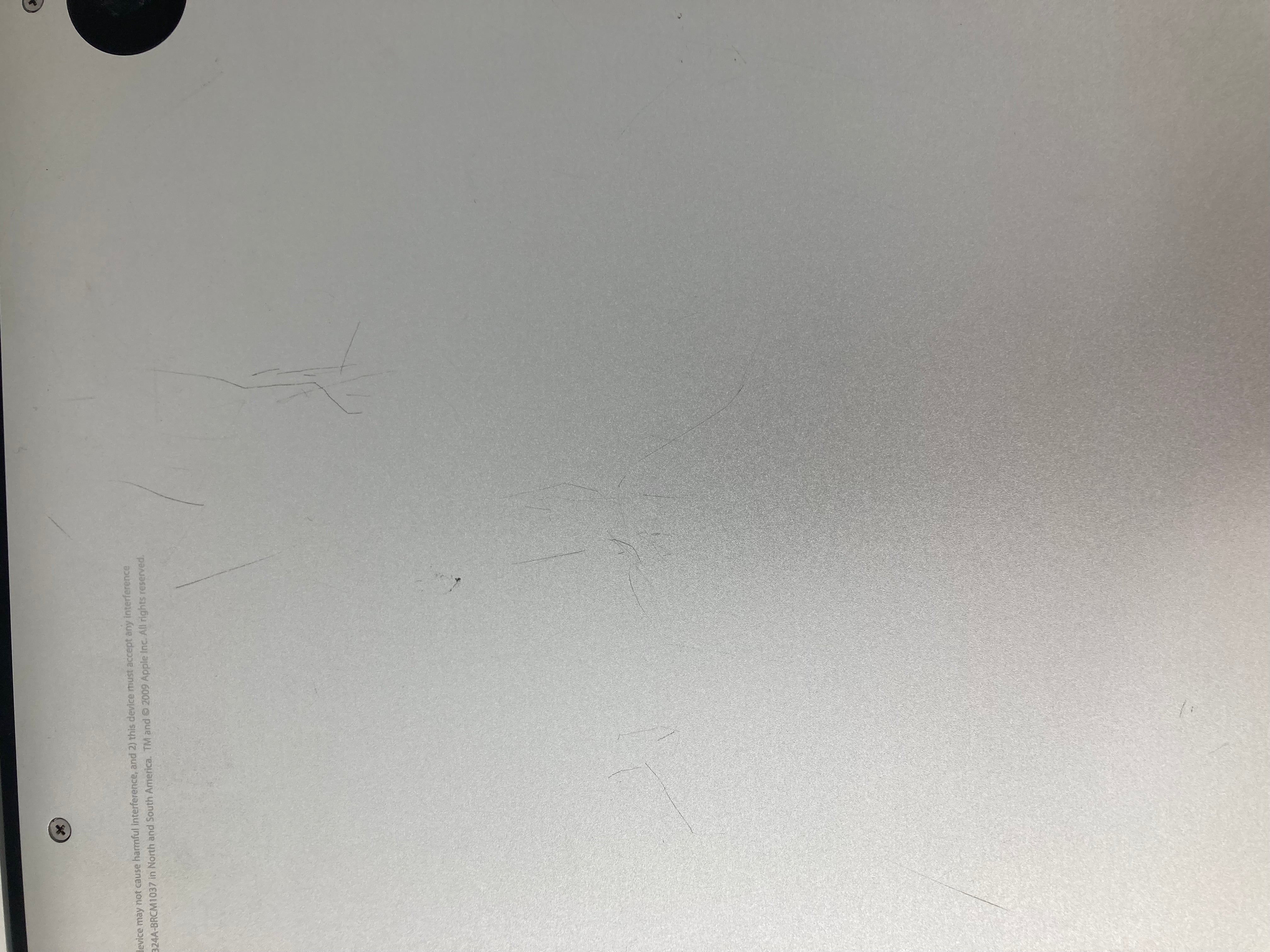 Apple MacBook Pro 2009 17" Screen Core 2 Duo 4GB RAM No SSD No OS *Spares*