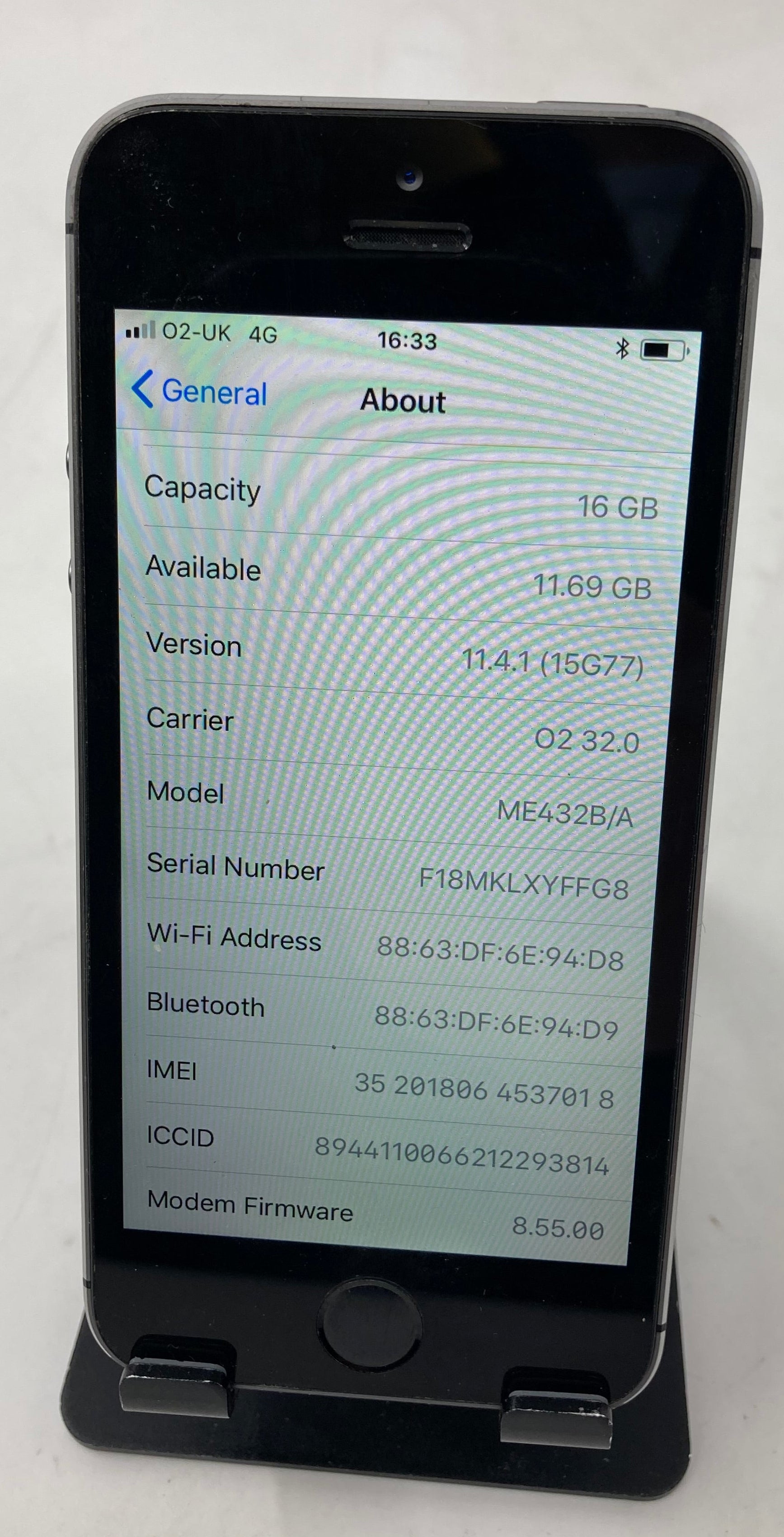 Apple iPhone 5s A1457 16GB Space Grey Batch of 3