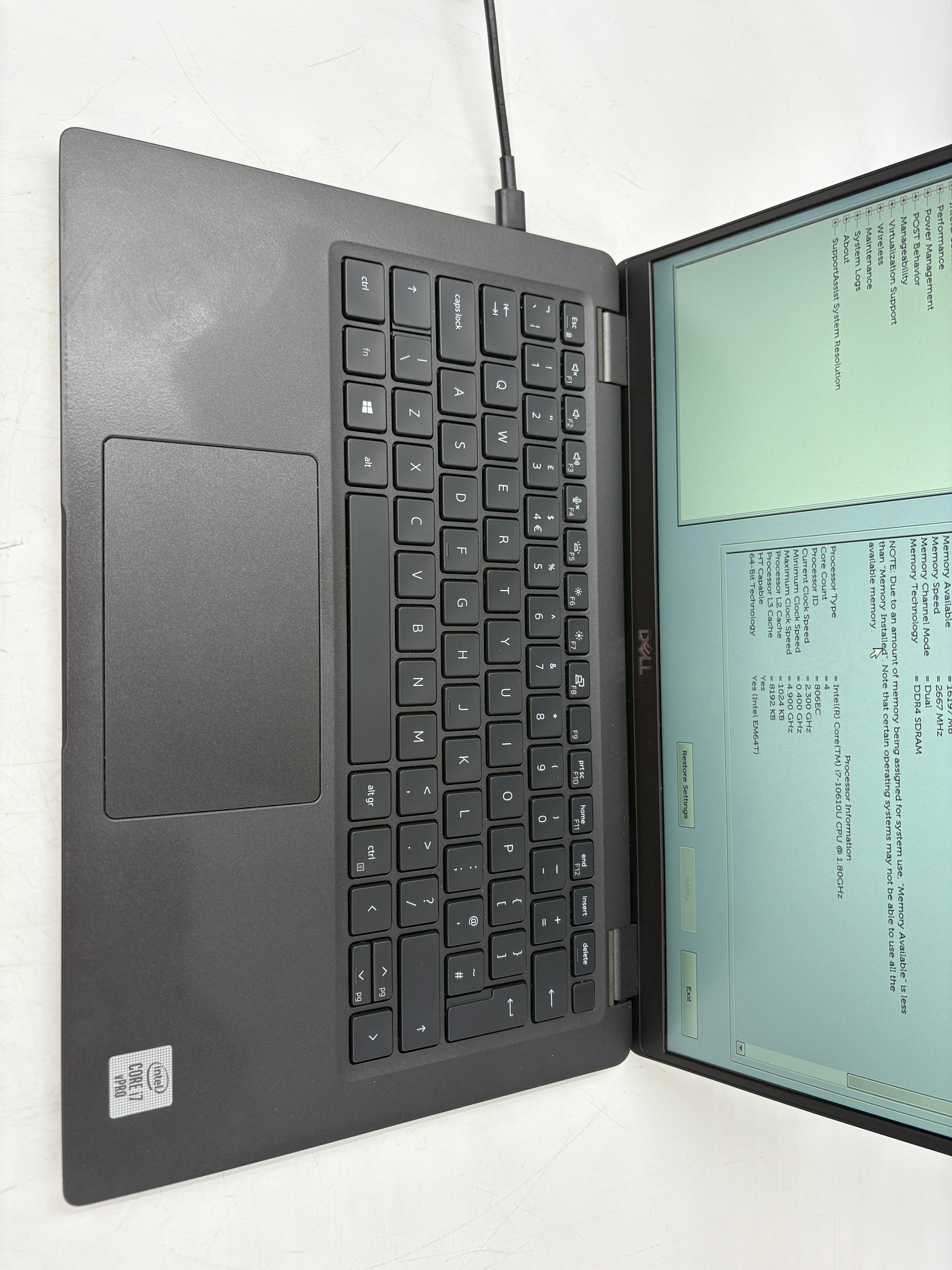 Dell Laptop Latitude 7410 14" Screen i7 10th Gen 16GB RAM 512GB SSD W11