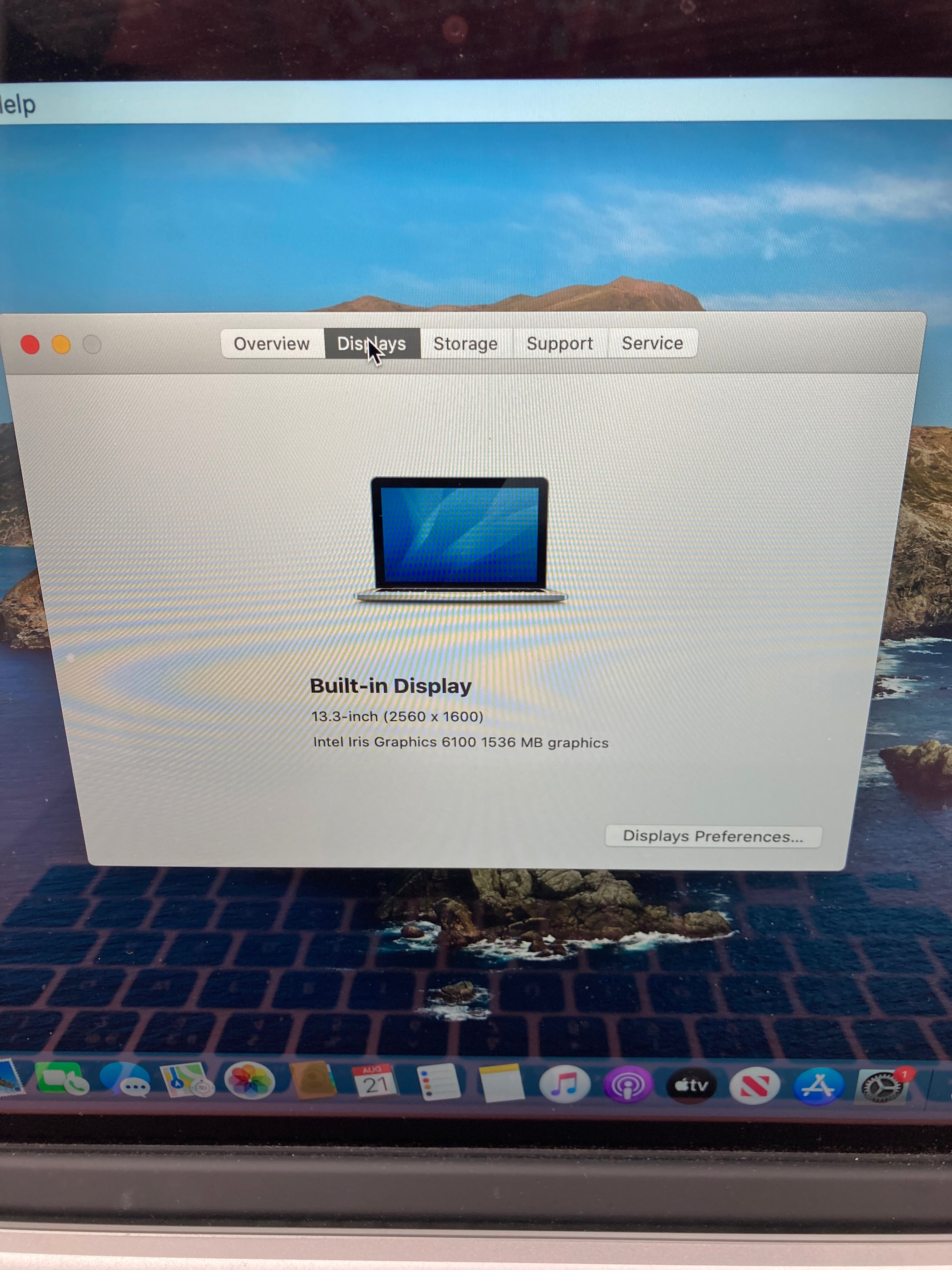 MacBook Pro 13" 2013 A1502 EMC 2835 Intel Core i5 8GB RAM 500GB SSD Catalina OS