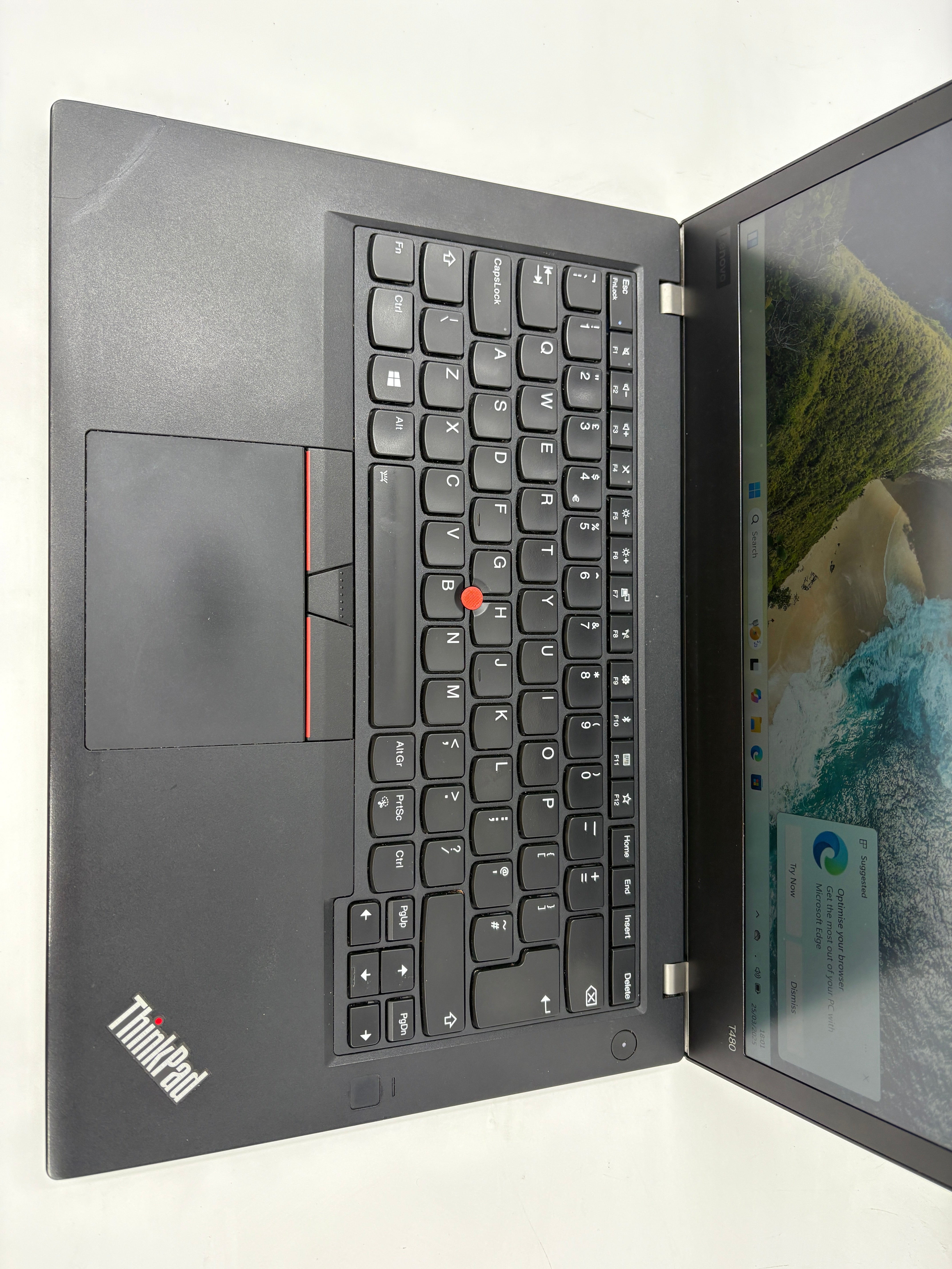 Lenovo Laptop ThinkPad T480 14" Screen i5 8th Gen 16GB RAM 256GB SSD W11 Pro
