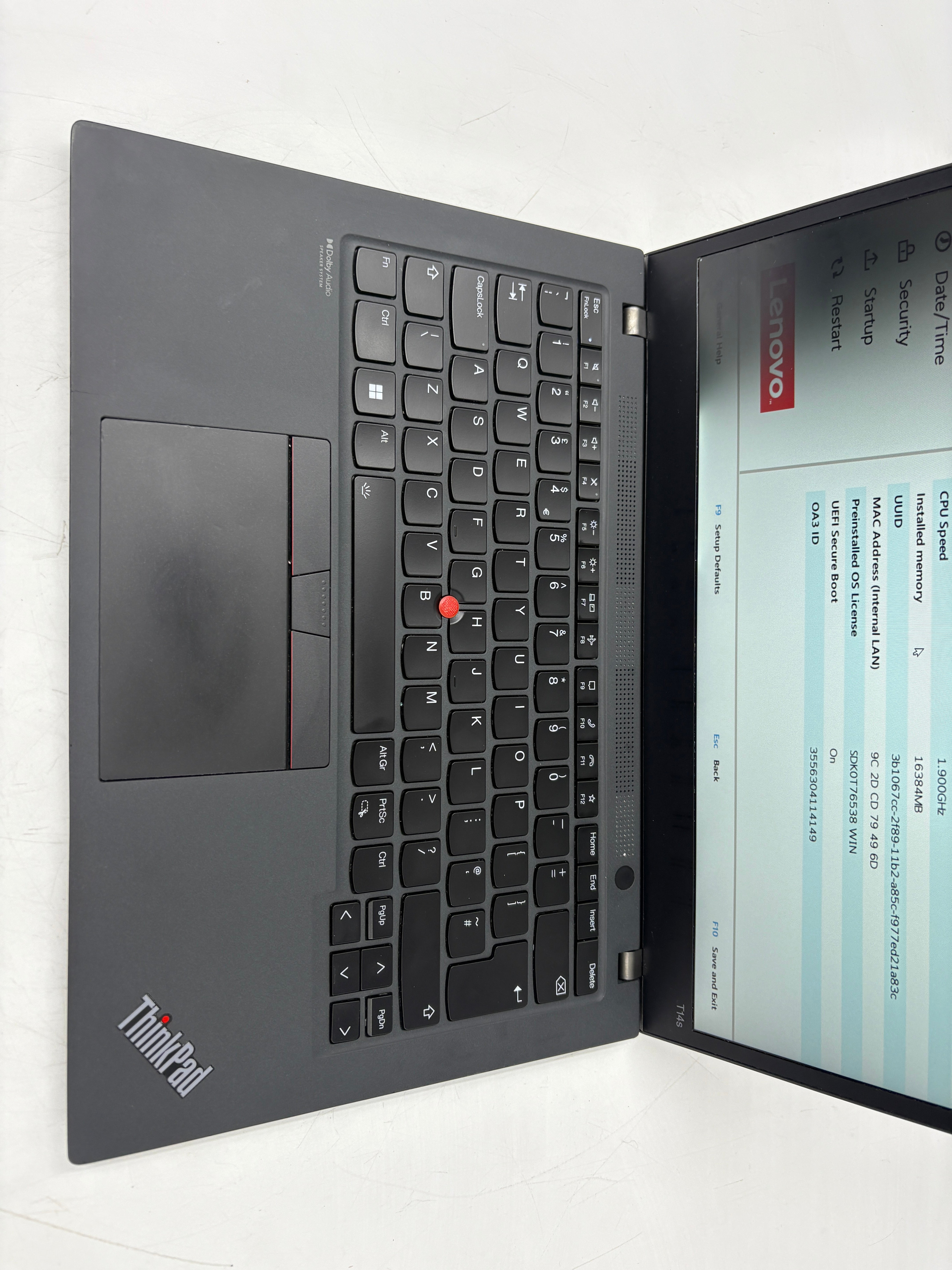 Lenovo Laptop ThinkPad T14S G2 14" Screen Ryzen PRO 5850U 16GB RAM 512GB SSD W11