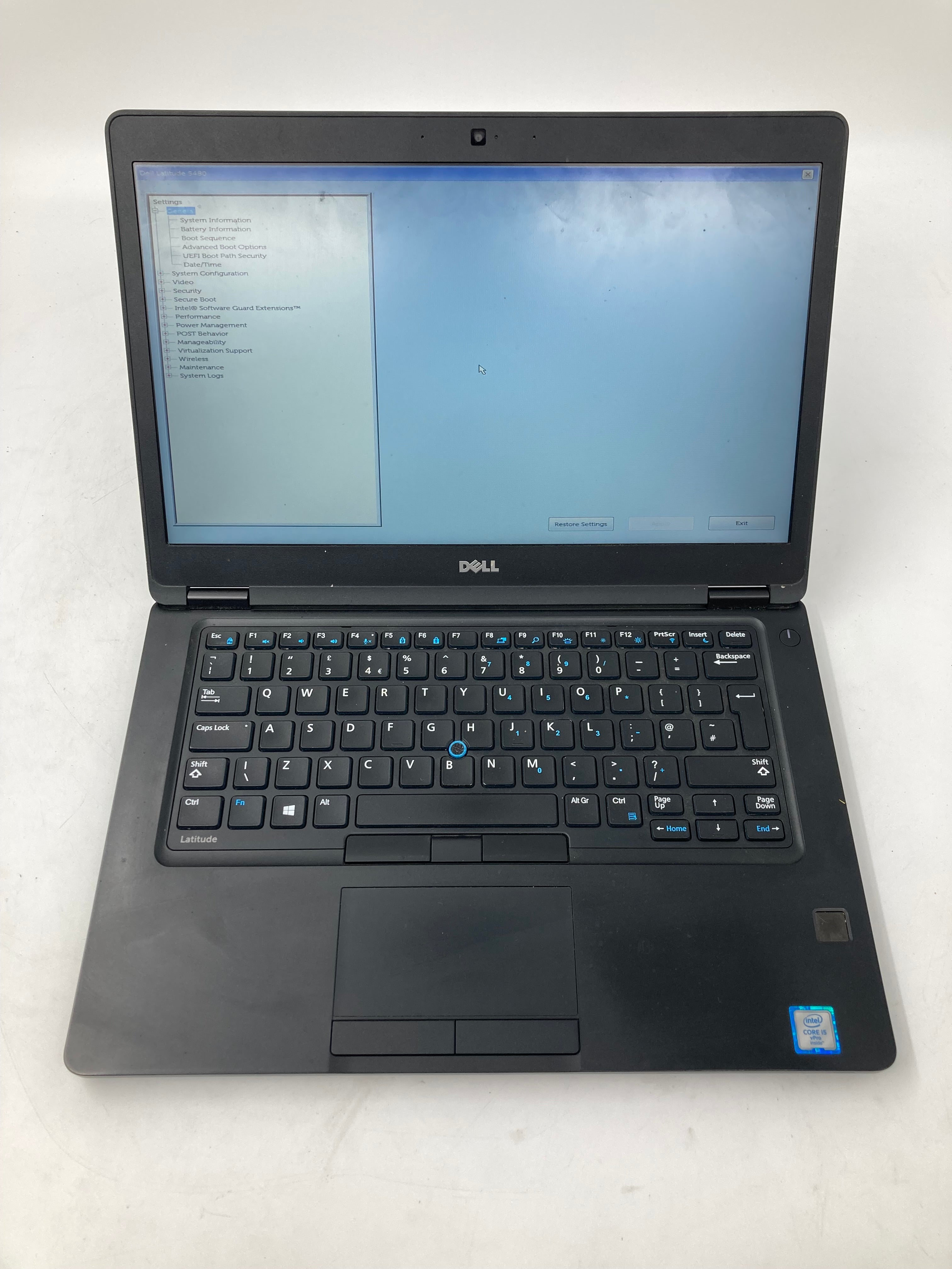 Dell Latitude 5480 14" Screen i5 6th Gen 8GB RAM No SSD *Spares*