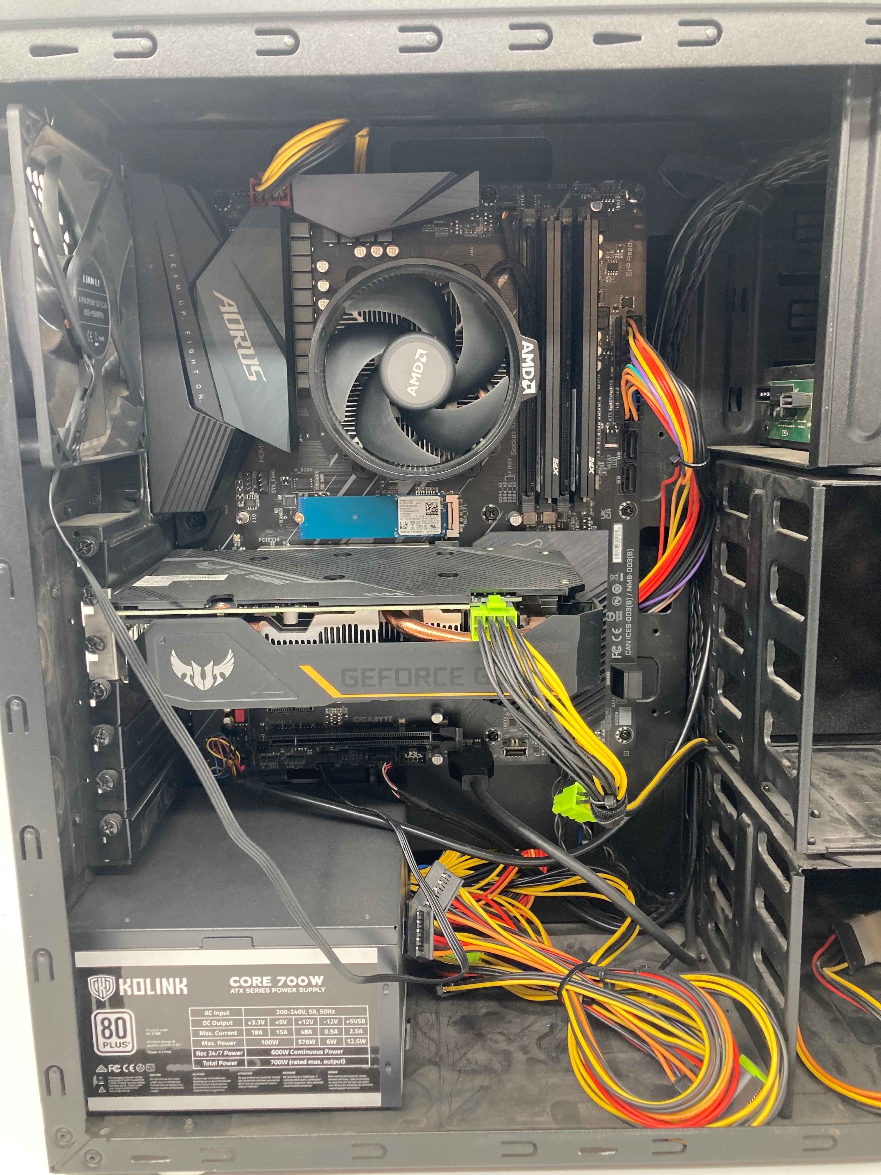 Cooler Master Gaming PC AMD Ryzen 5 3600 GTX 1660Ti 16GB RAM 256GB SSD W11