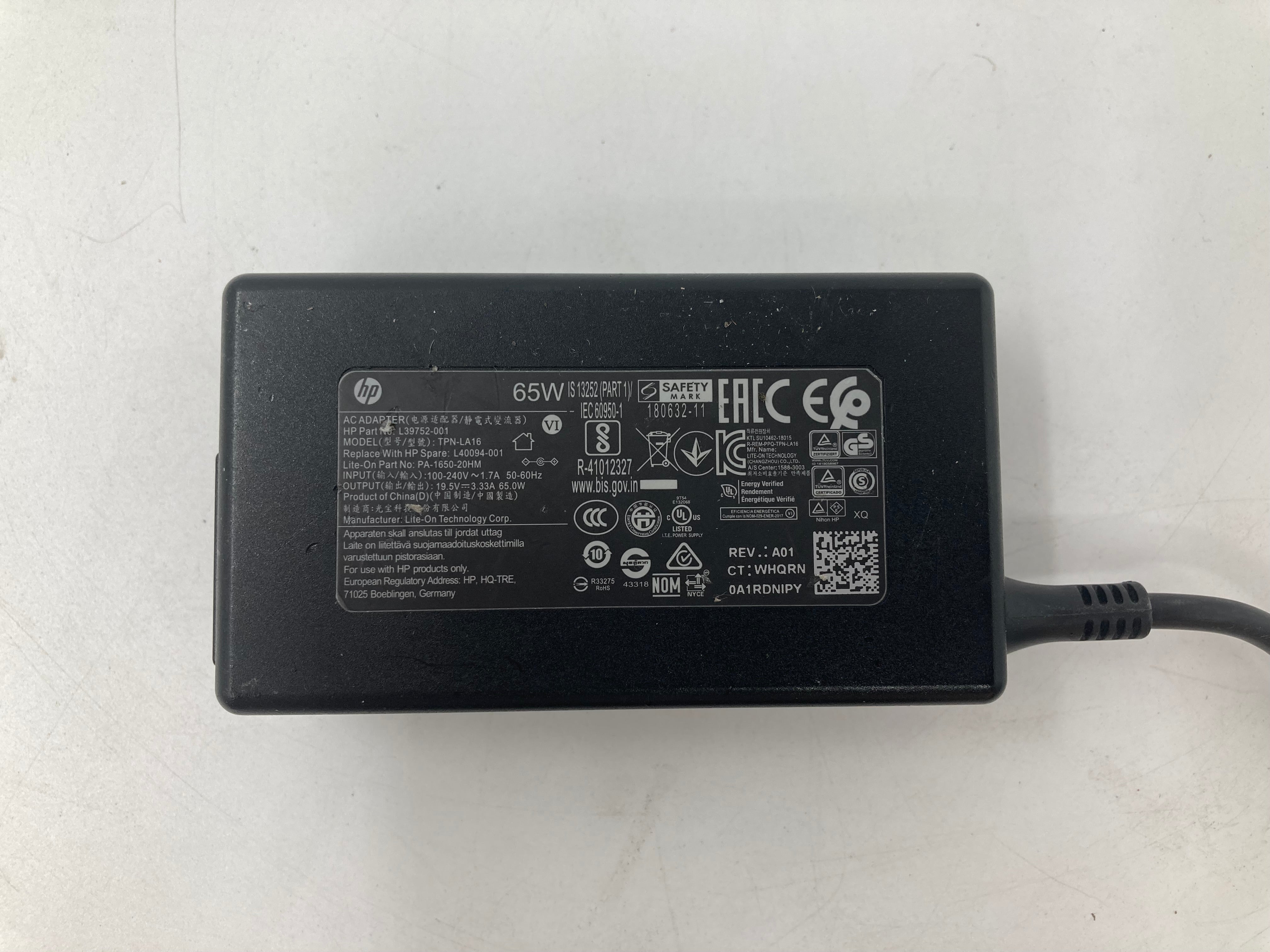 Batch 6x HP Big Tip AC Adapter PPP009D TPN-LA16 65W