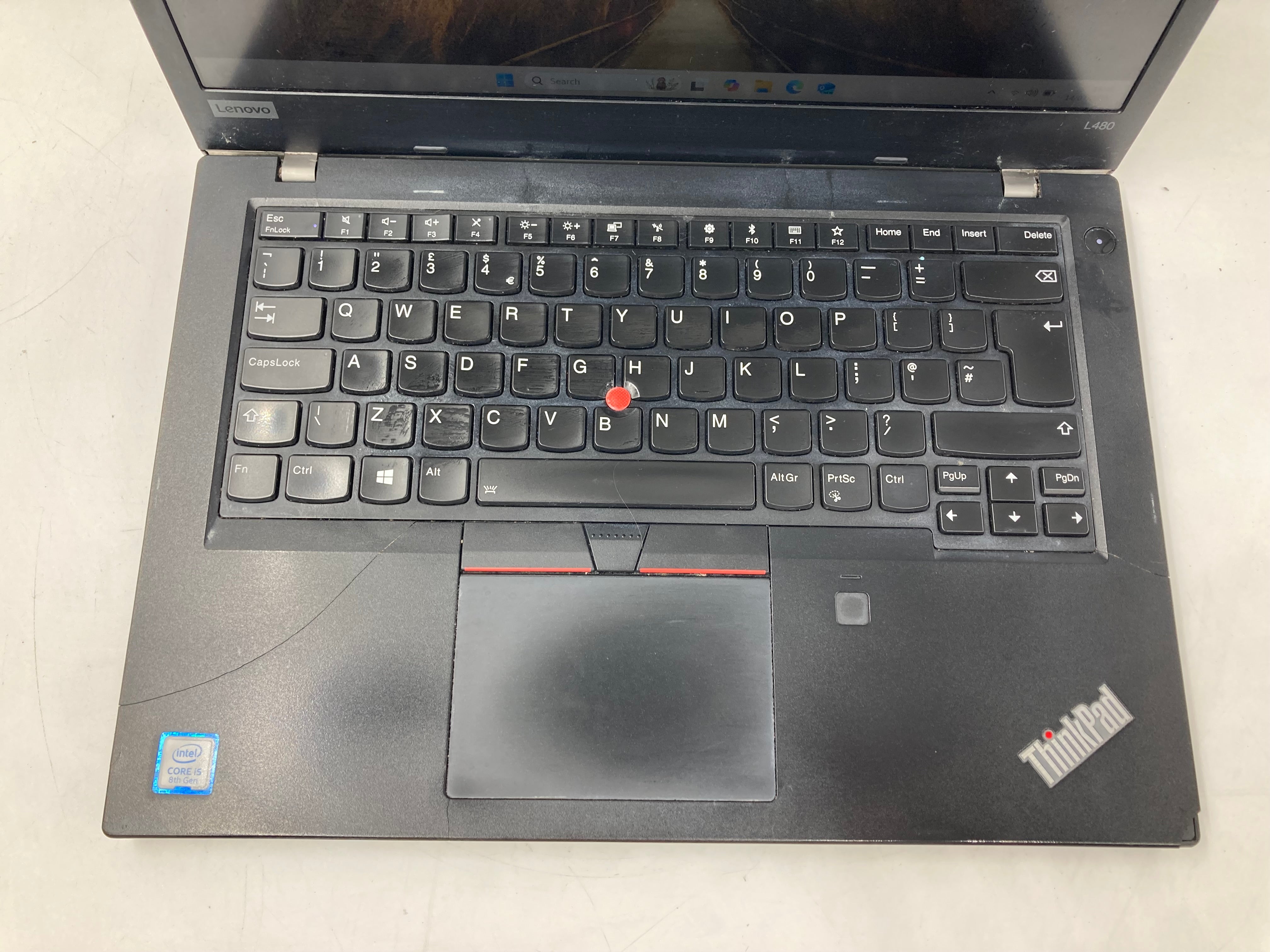 Lenovo ThinkPad L480 14" Screen i5 8th Gen 16GB RAM NO SSD NO OS