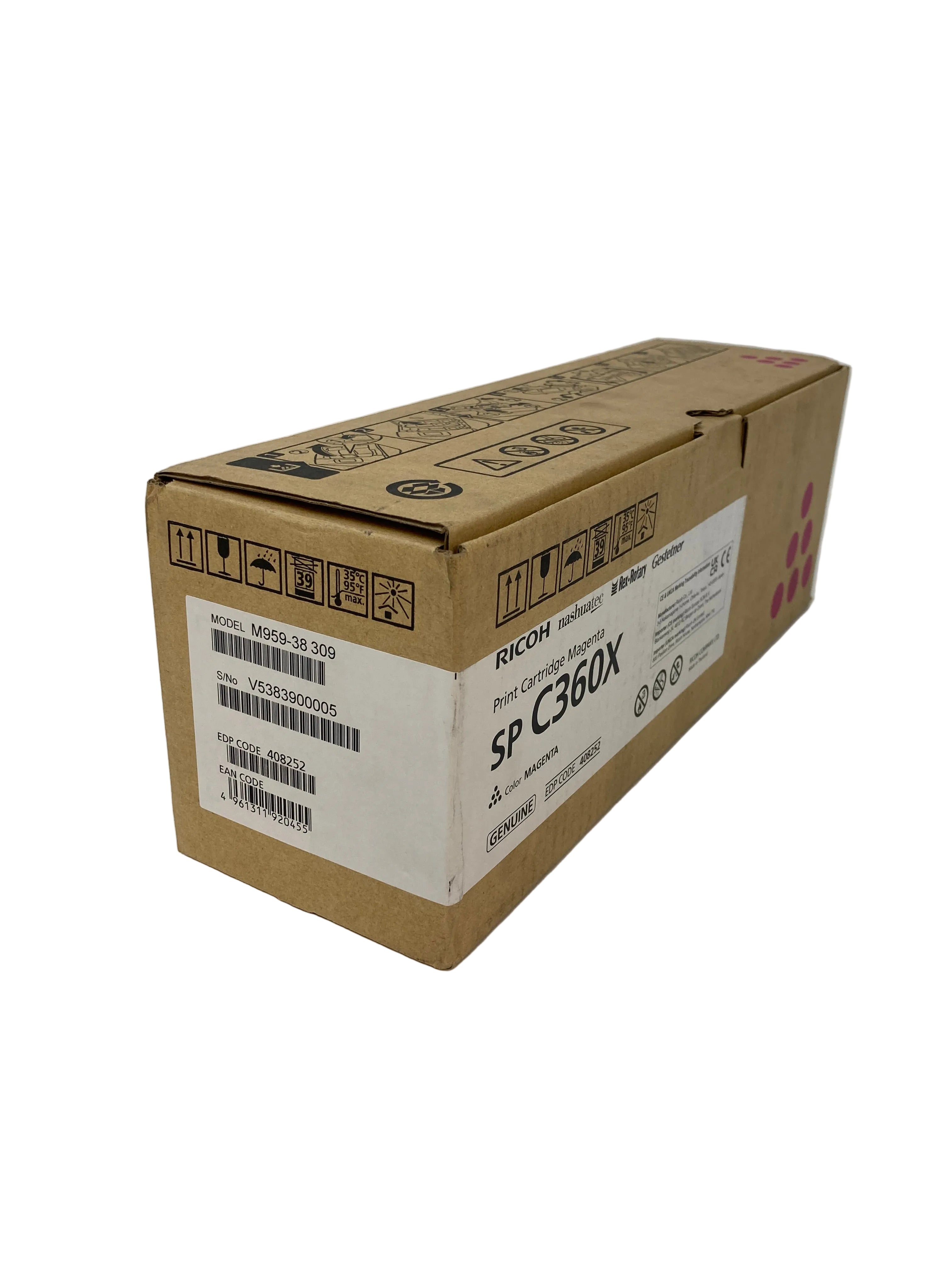 Genuine Ricoh Printer Cartridge - SP C360X - Magenta - Sealed in Box