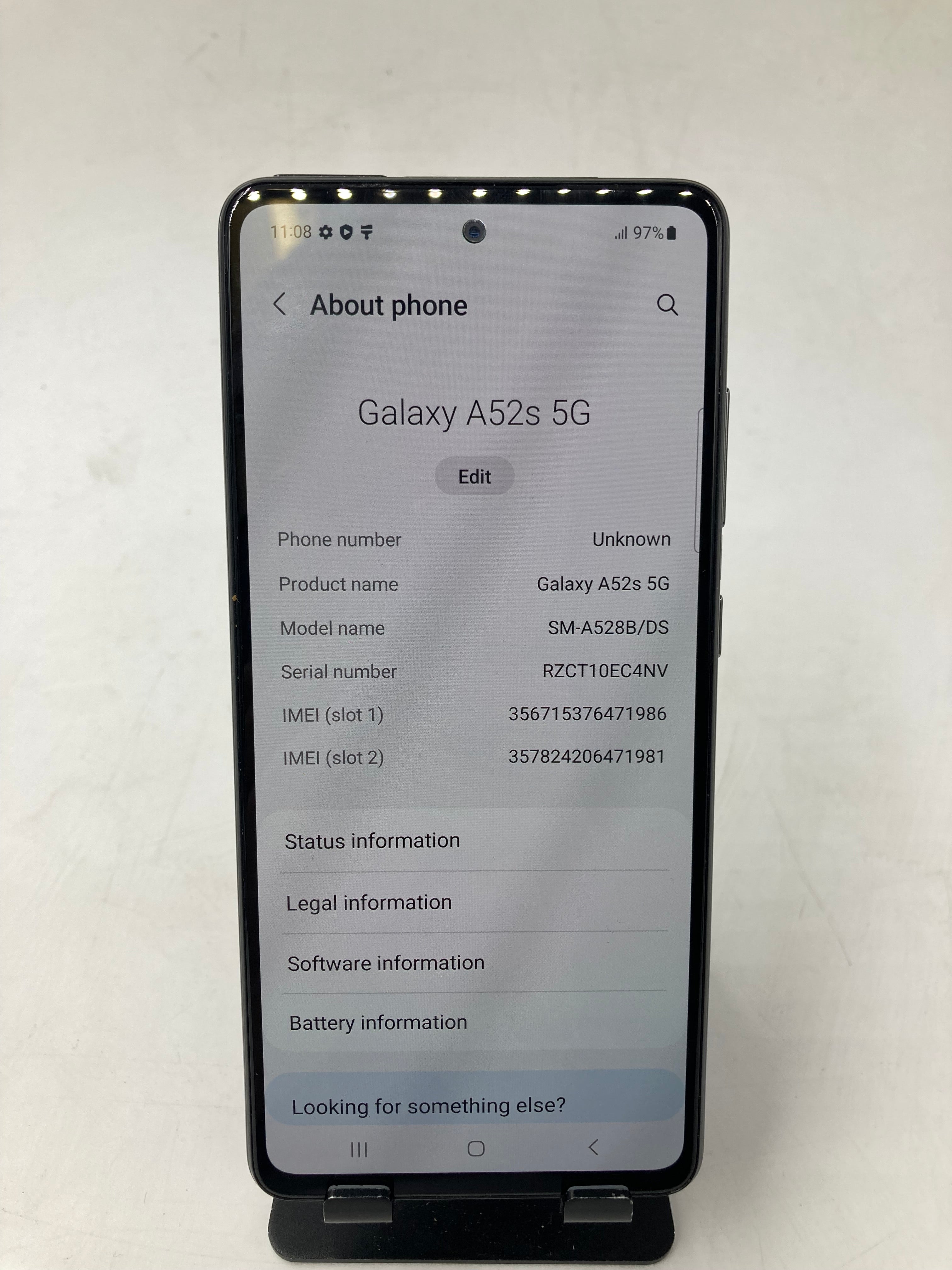Samsung Galaxy A52s 5G 6.5" 128GB Storage - Black *Unlocked* #2
