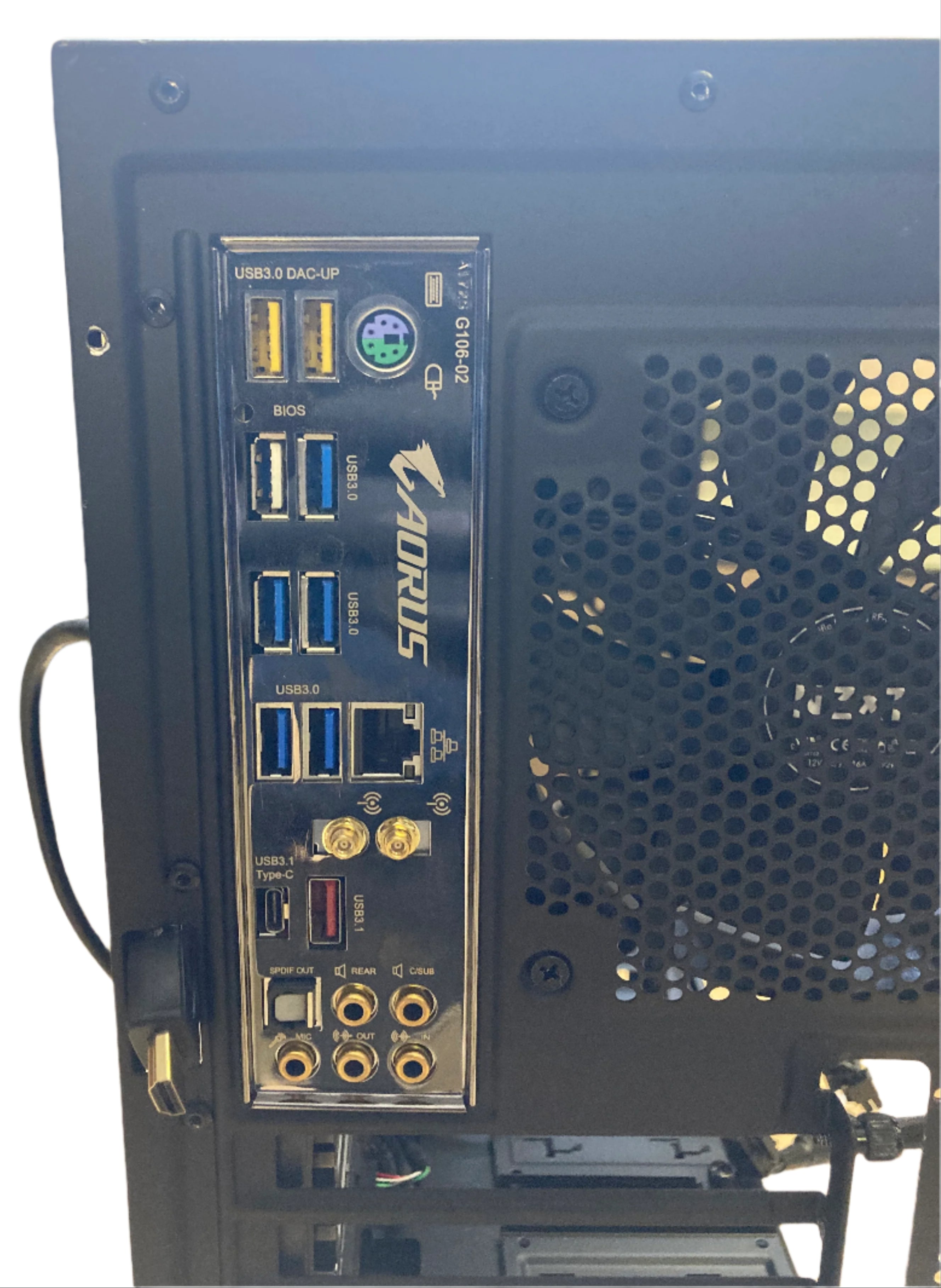 NZXT Desktop Gaming PC Case X399 Aorus Motherboard EVGA 1200W PSU *Spares*