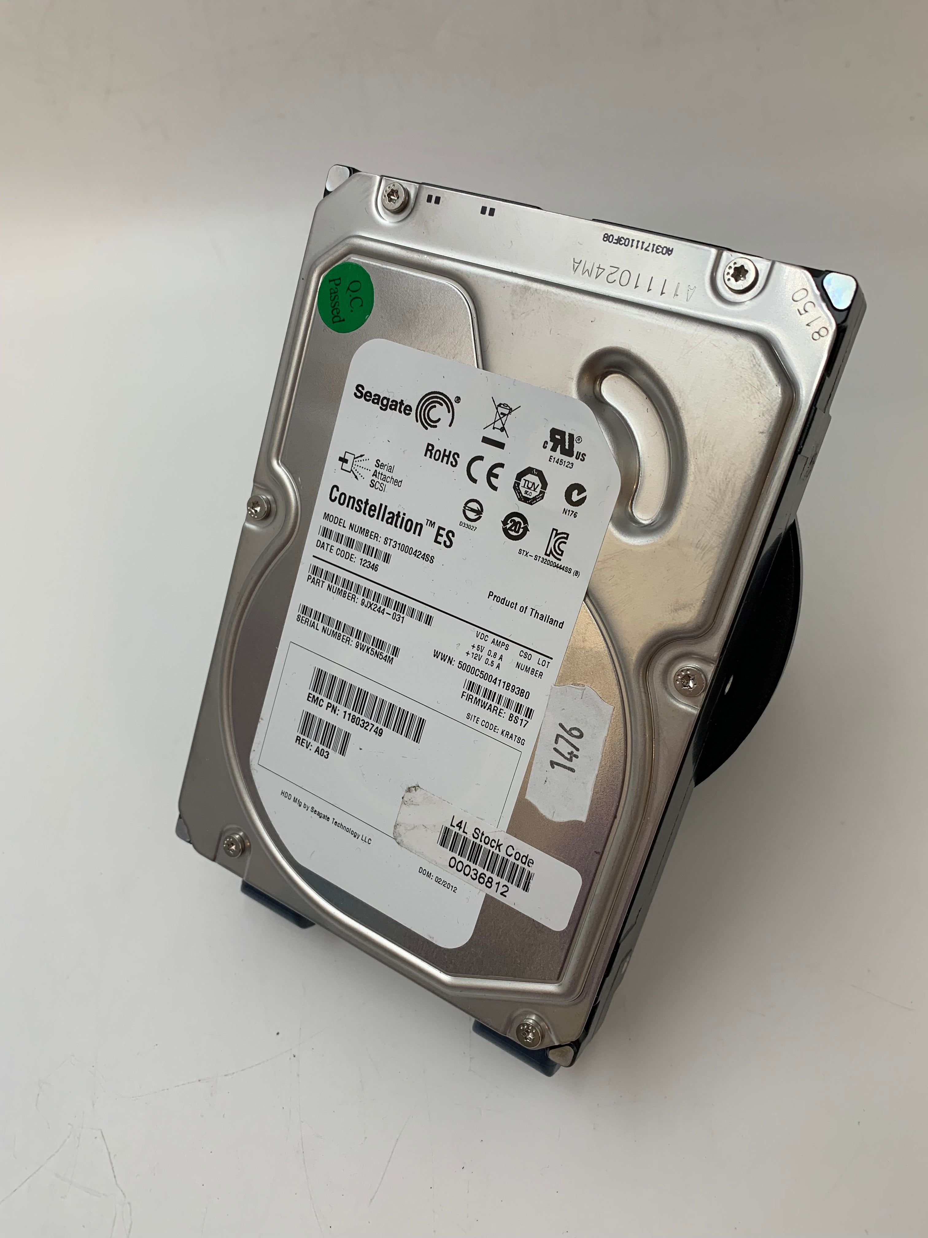 Mixed Brands HDDs | 1TB | SAS | 3.5 inch | 6Gbps | 7200 RPM | Lot of 14