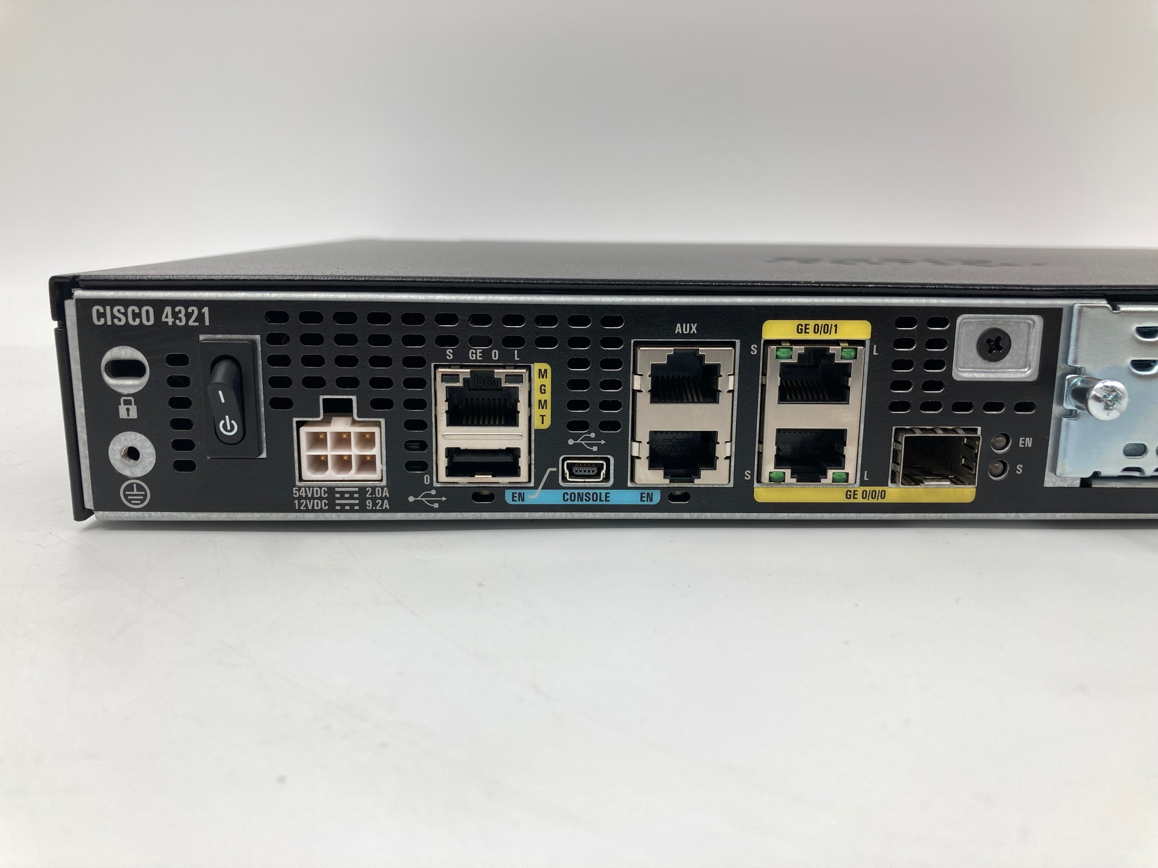 Cisco 4300 Series ISR4321/K9 V08 Integrated Services Router