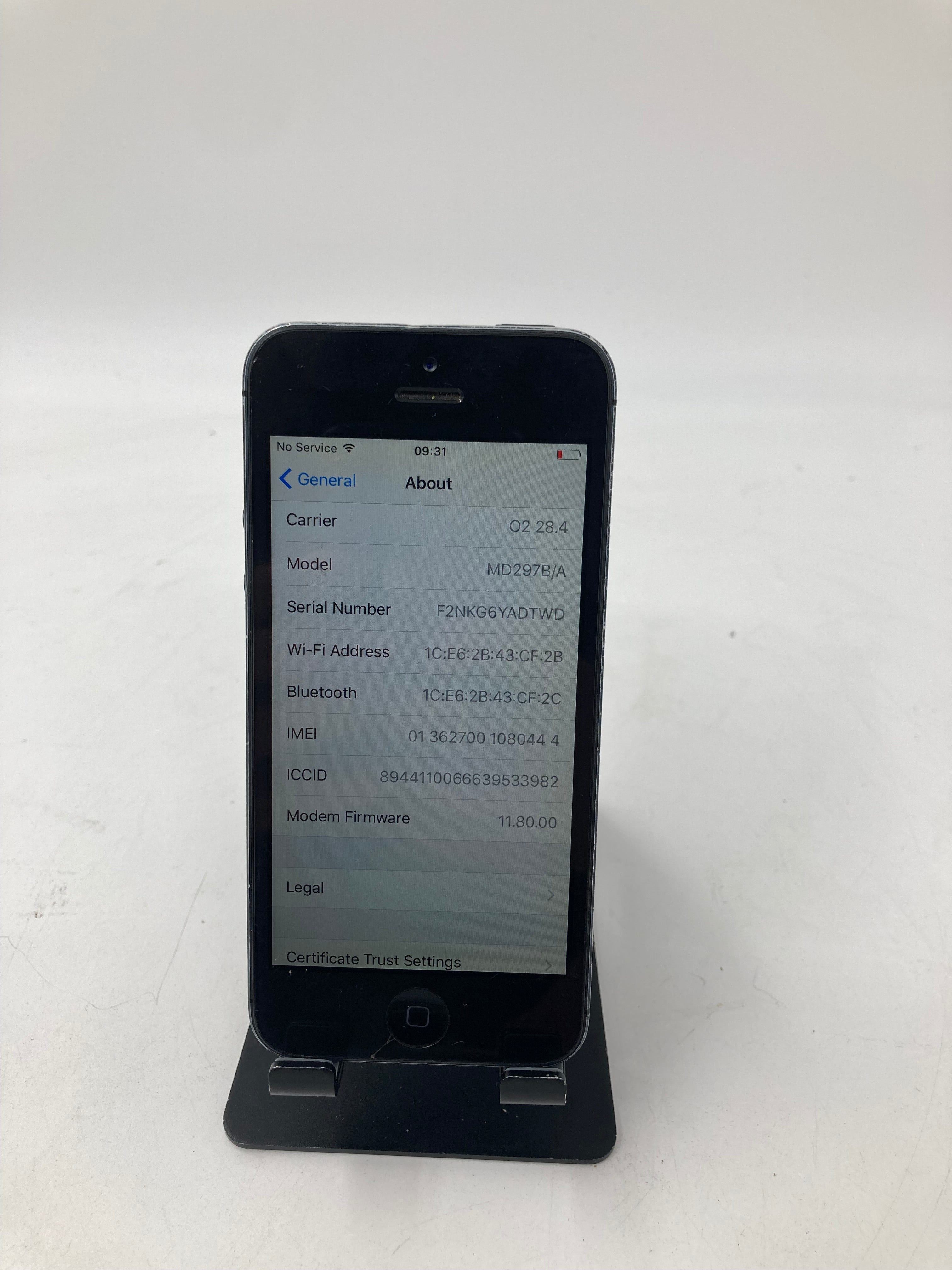 Batch 6x Apple iPhone A1457 A1429 16GB Black Silver