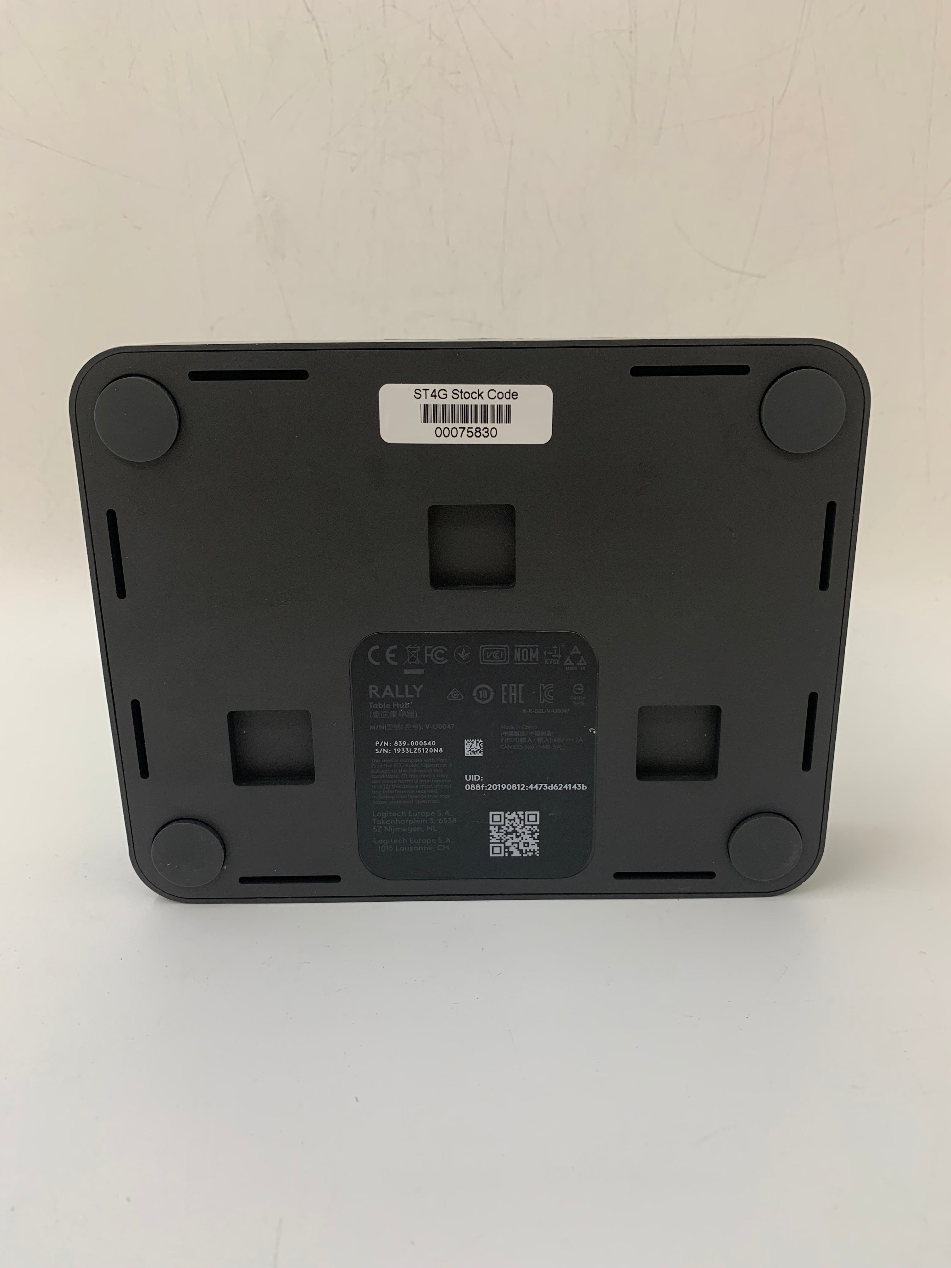 Logitech 839-000540 V-U0047 | Table Hub for Logitech Rally/Rally Plus