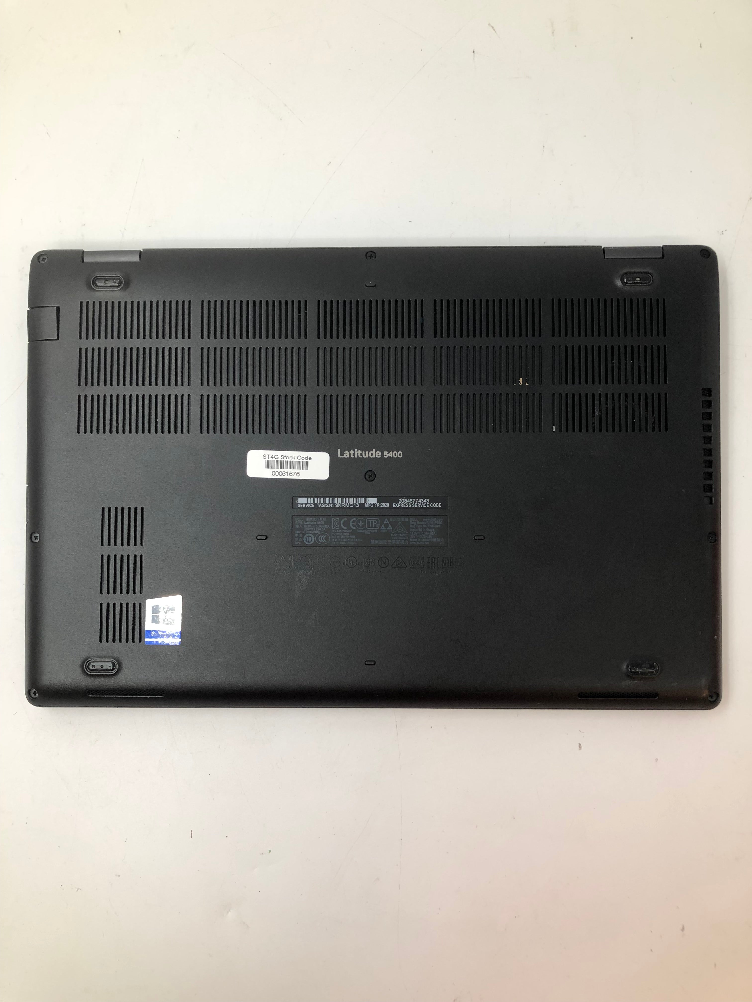 Dell Latitude 5400 Spares: i5 8th Gen CPU, 8GB RAM, 14" Screen, (No SSD/No OS)
