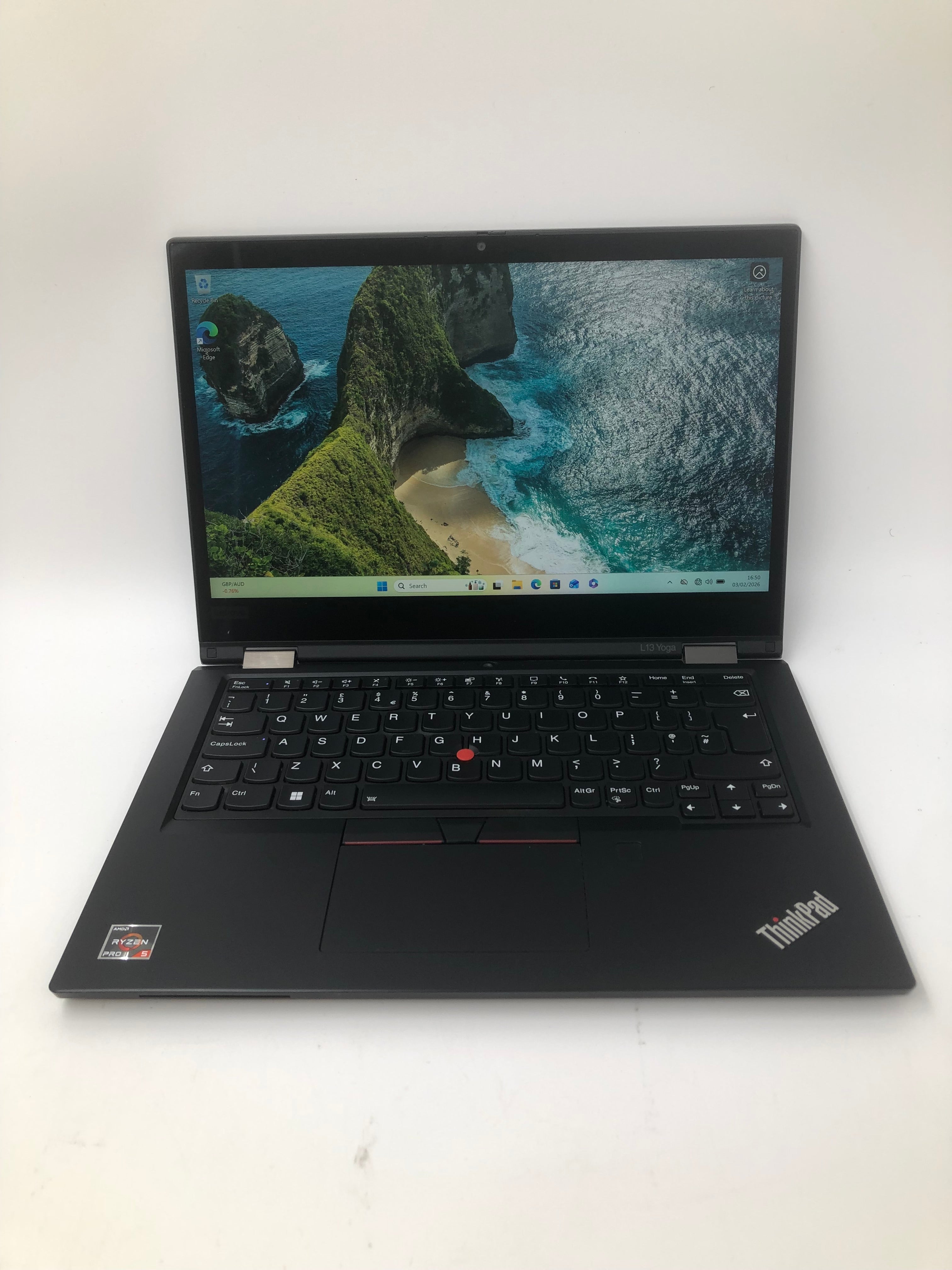Lenovo ThinkPad L13 Yoga G2 | 13" Touch | Ryzen 5 5650U | 8GB RAM | 256GB SSD | W11