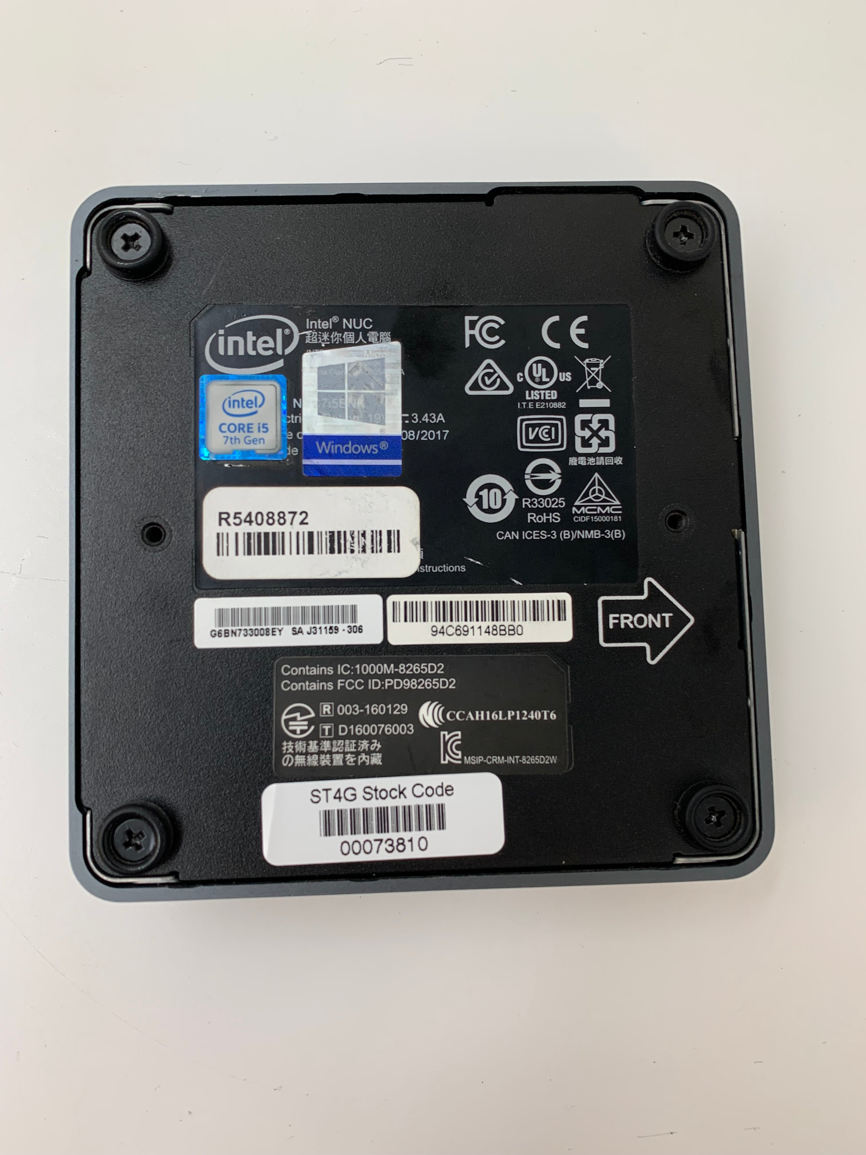 Intel NUC7I5BNB Mini PC | i5 7th Gen | 8GB RAM | 128GB SSD | W11 Pro