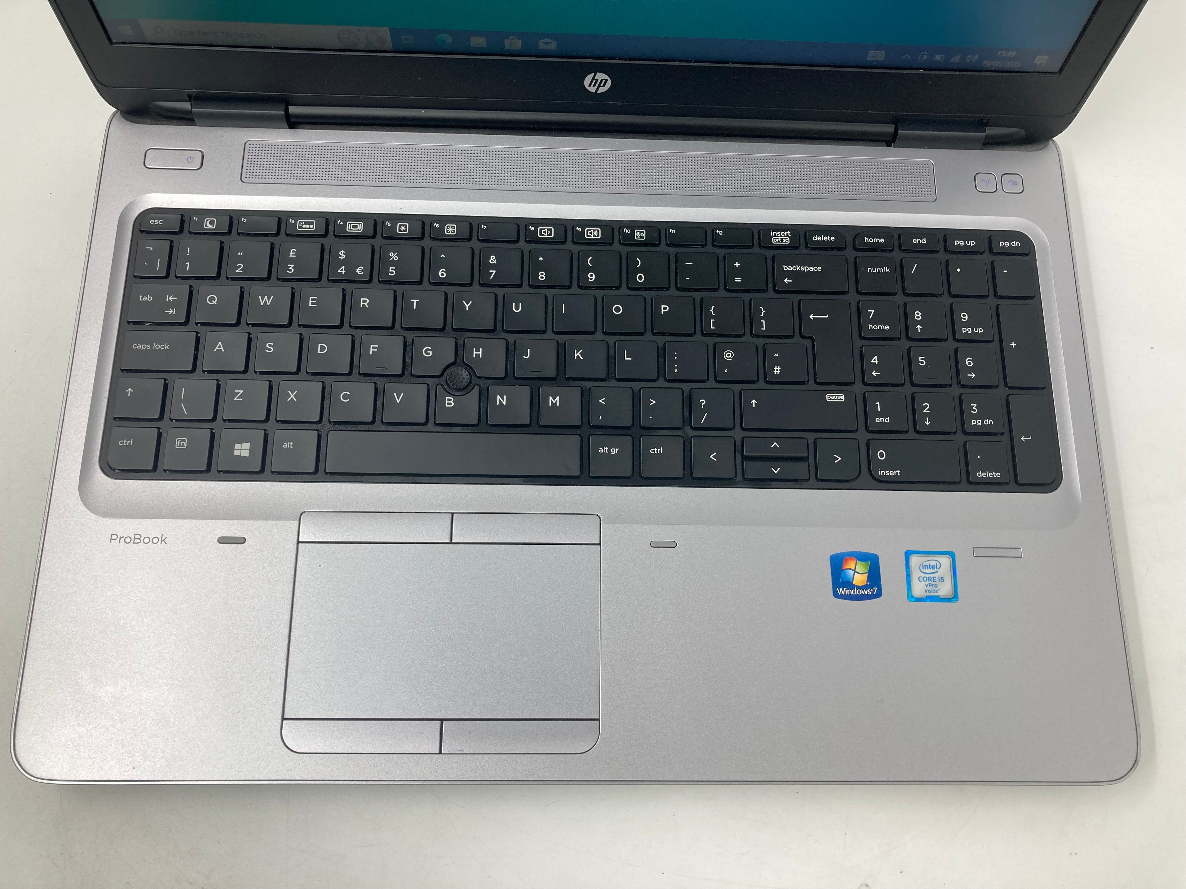 HP ProBook 650 G2 15" Screen i5 6th Gen 4GB RAM 128GB SSD Win 10