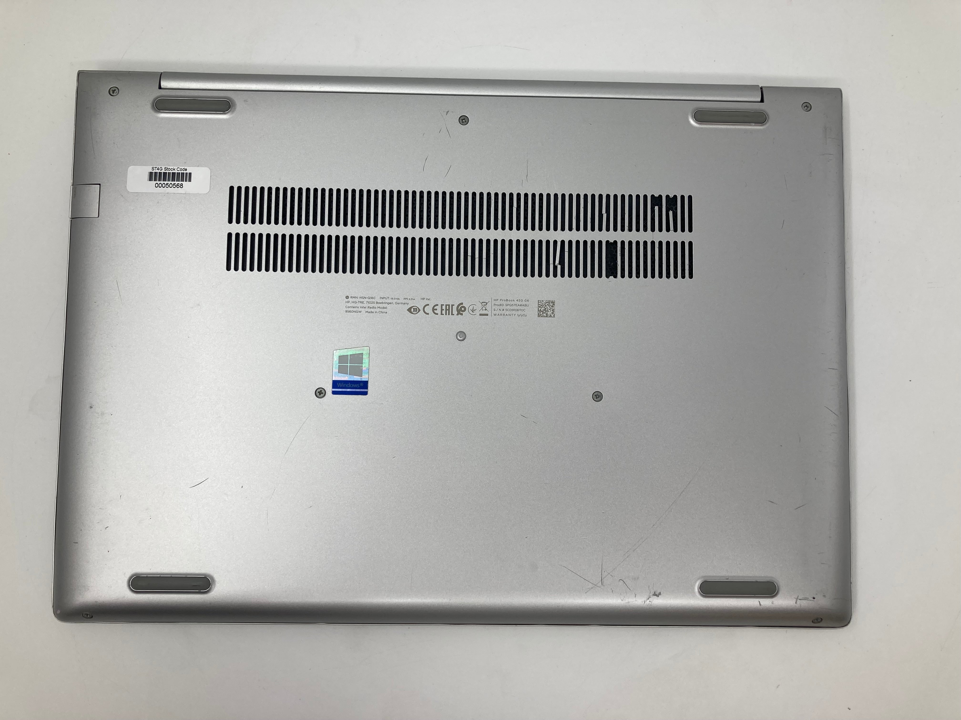 HP Laptop ProBook 450 G6 15.6" Screen i5 8th Gen 8GB RAM 512GB SSD W11