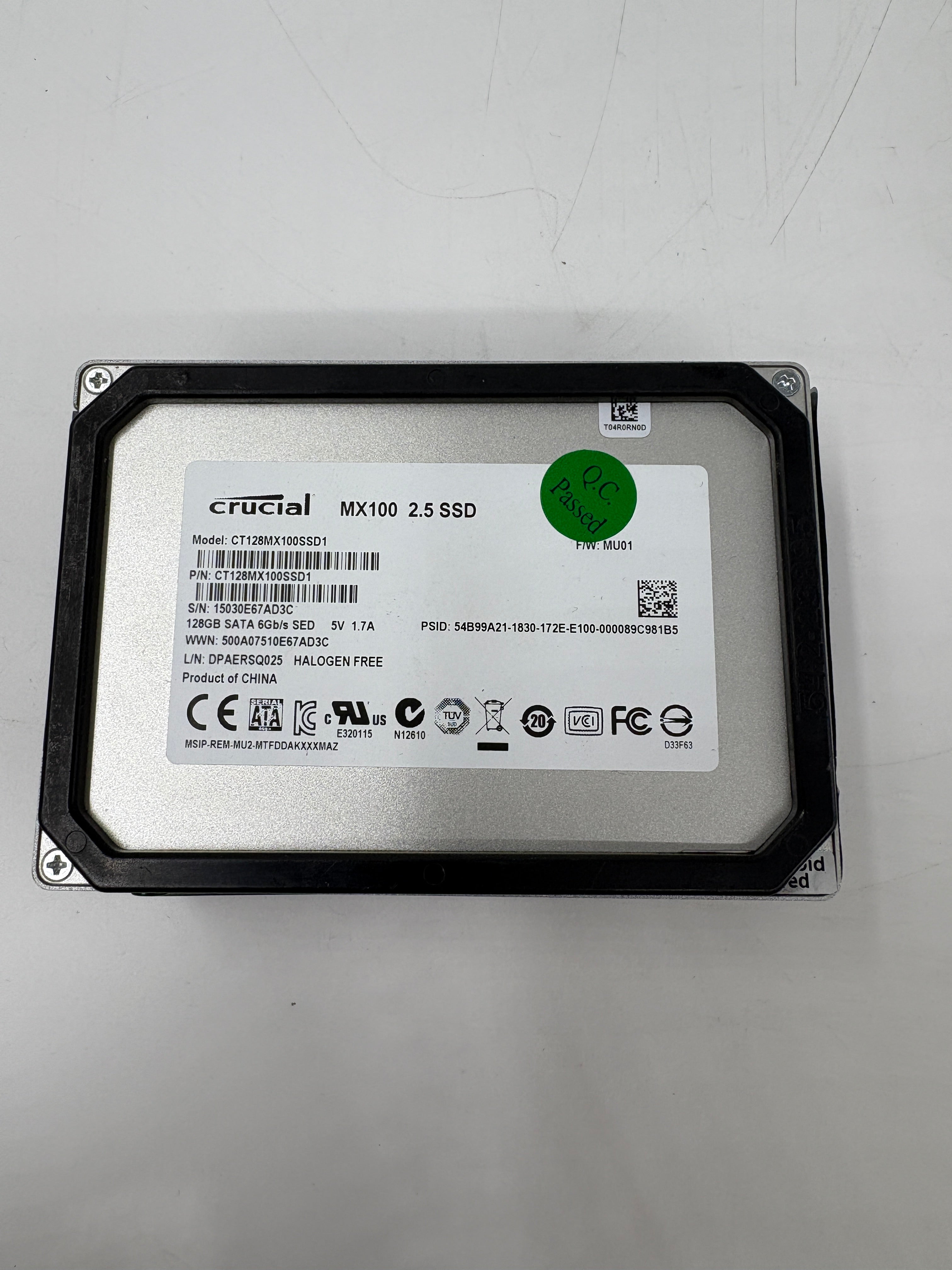 Batch of 6 128GB SSD 2.5" SATA - Mixed Models