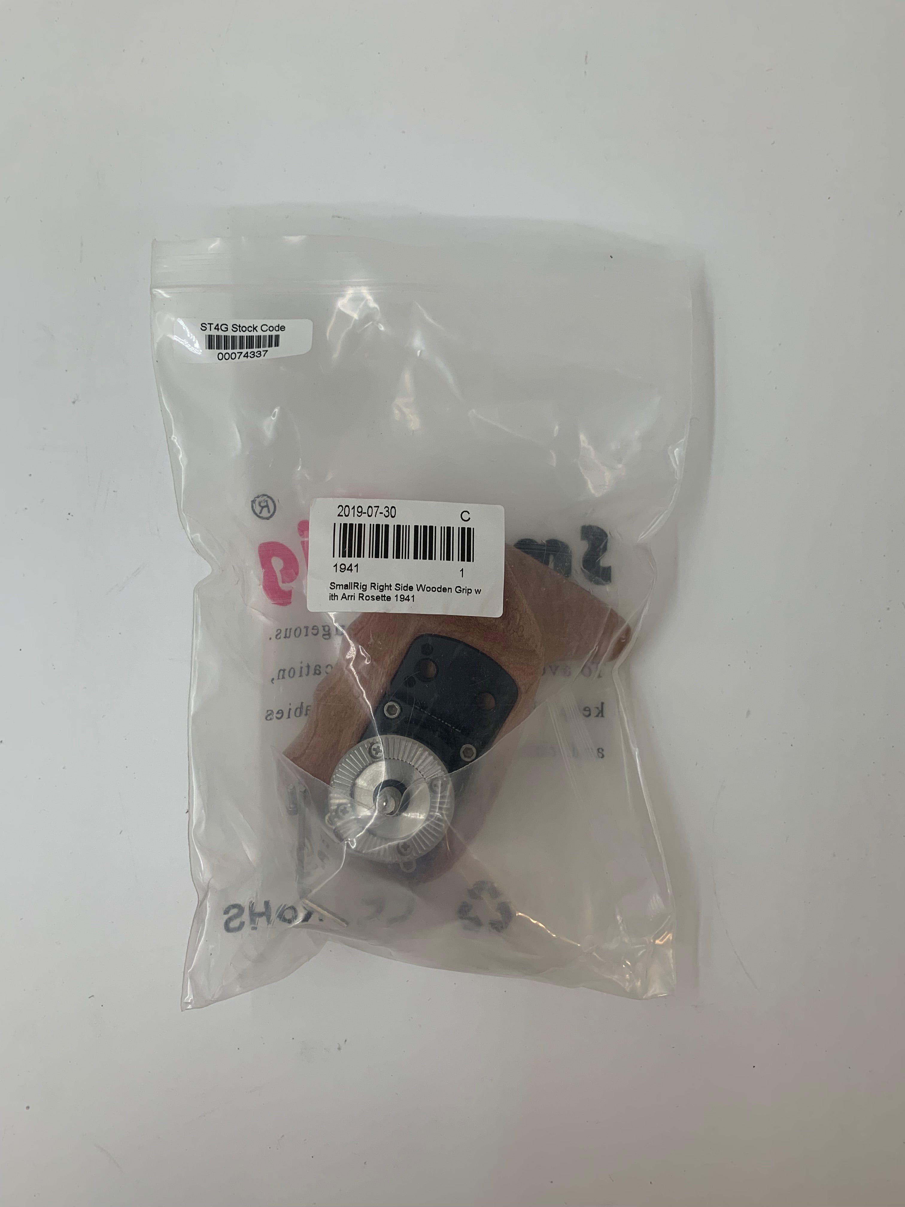 SmallRig Right-Side Wooden Camera Grip with ARRI Rosette, New Open Box