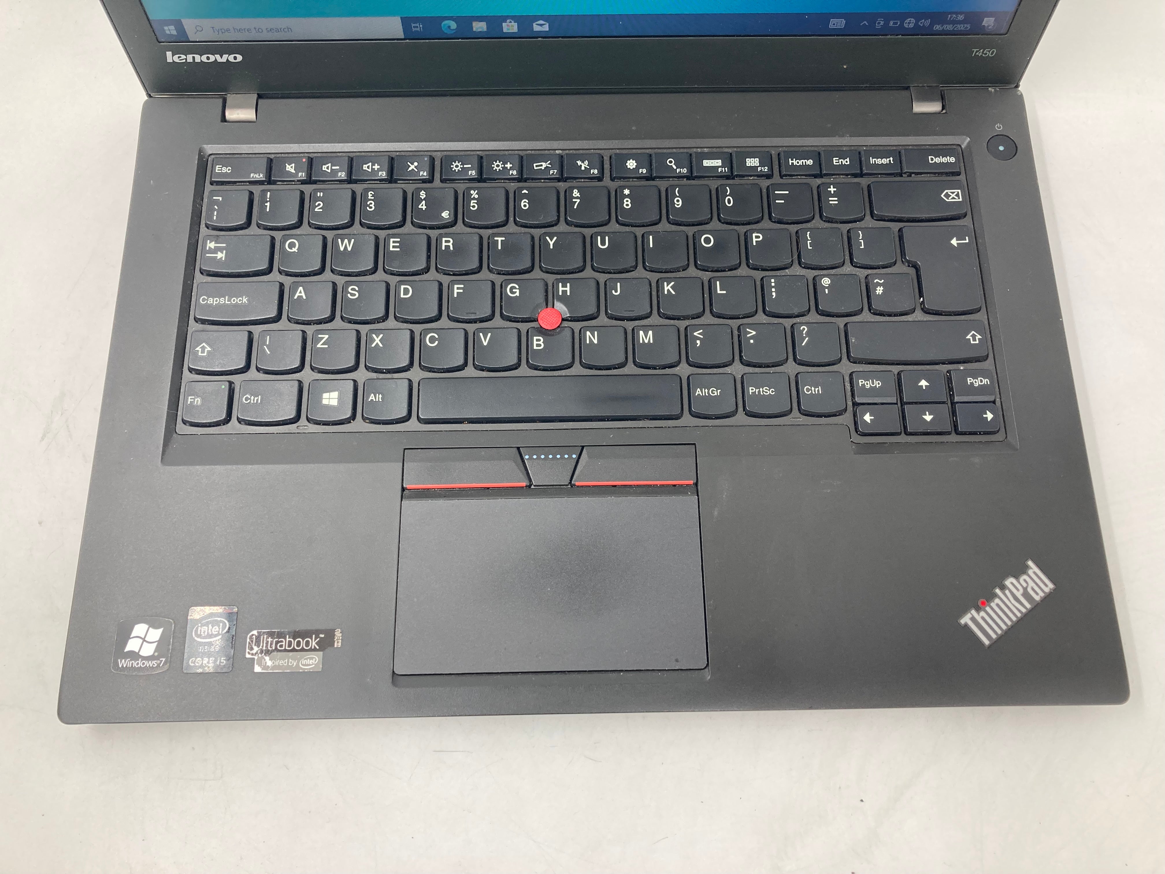 Lenovo ThinkPad T450 14" Screen i5 5th Gen 8GB RAM 128GB SSD Win 10