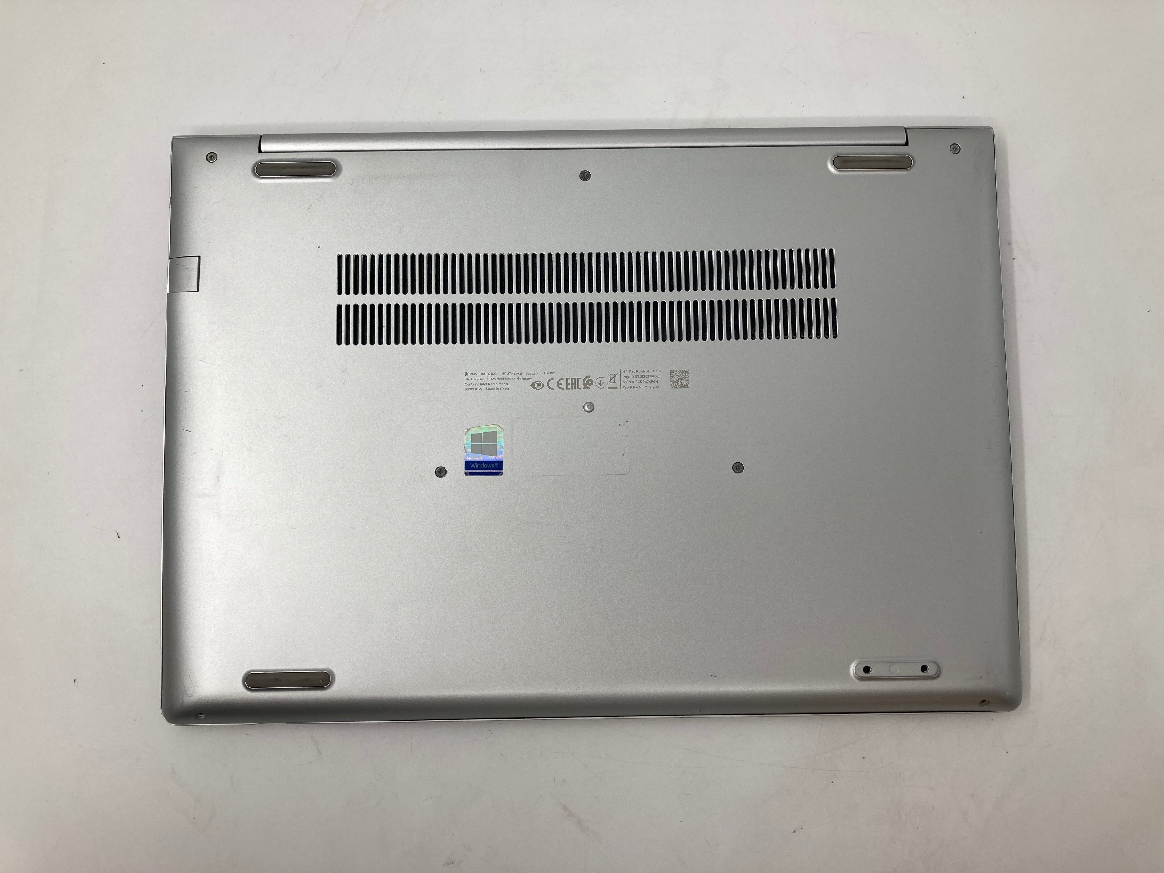 HP Laptop ProBook 450 G6 15.6" i5 8th Gen 16GB RAM 256GB SSD W11