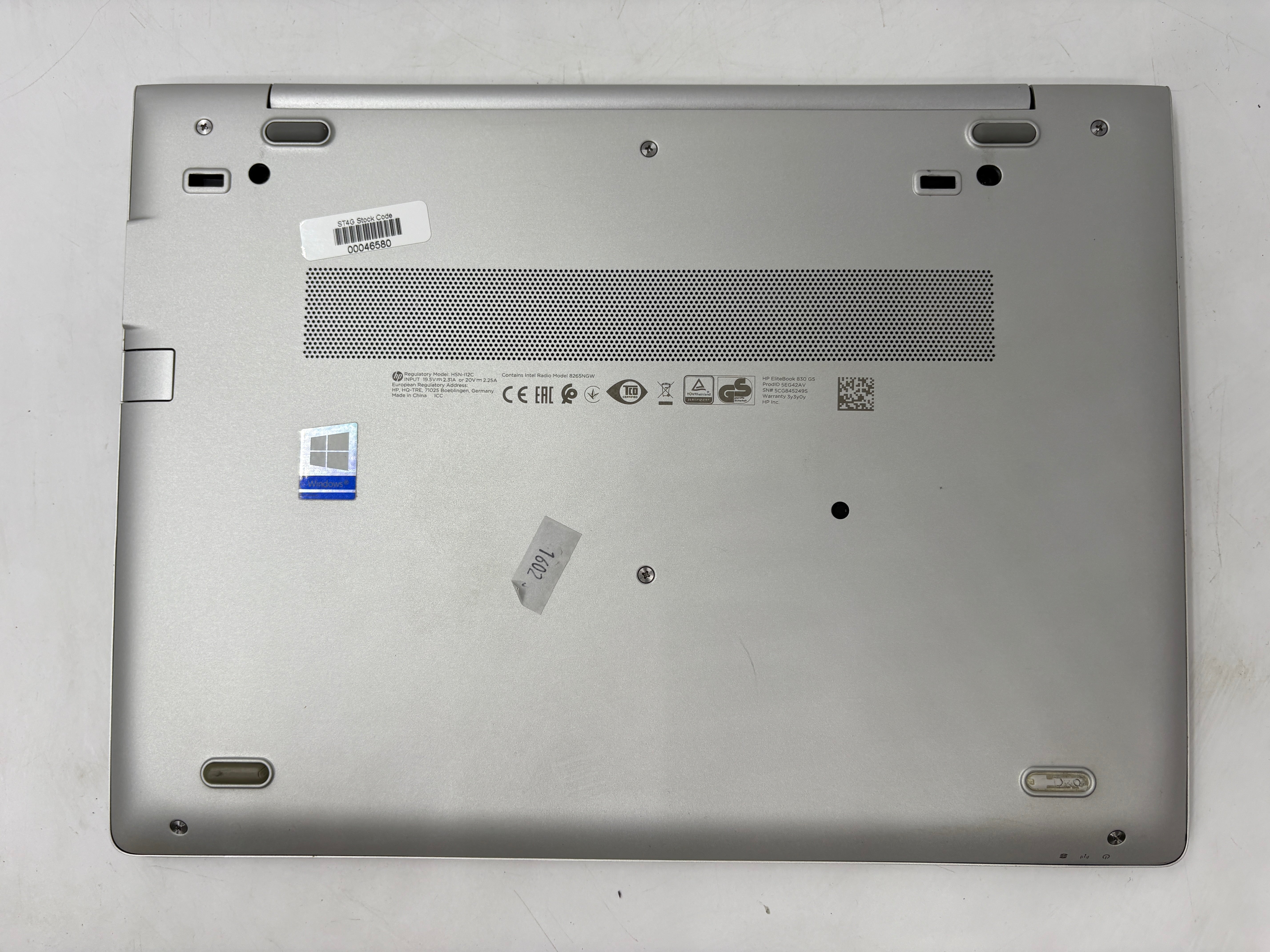 HP Laptop EliteBook 830 G5 13.3" Screen i7 7th Gen 16GB RAM NO SSD NO OS