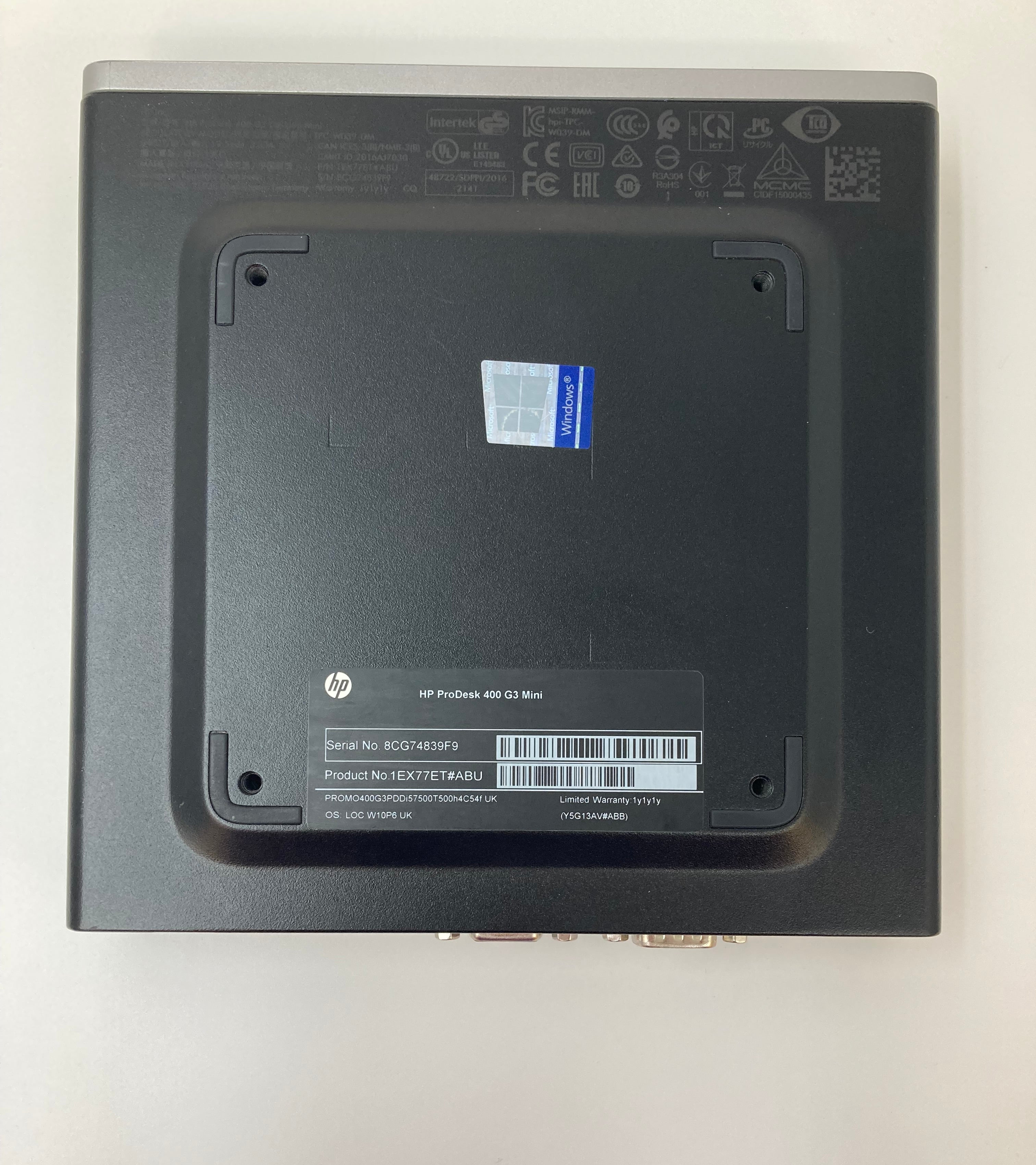 HP ProDesk 400 G3 Mini | i5 7th Gen | 8GB RAM | 256GB SSD | W11 Pro