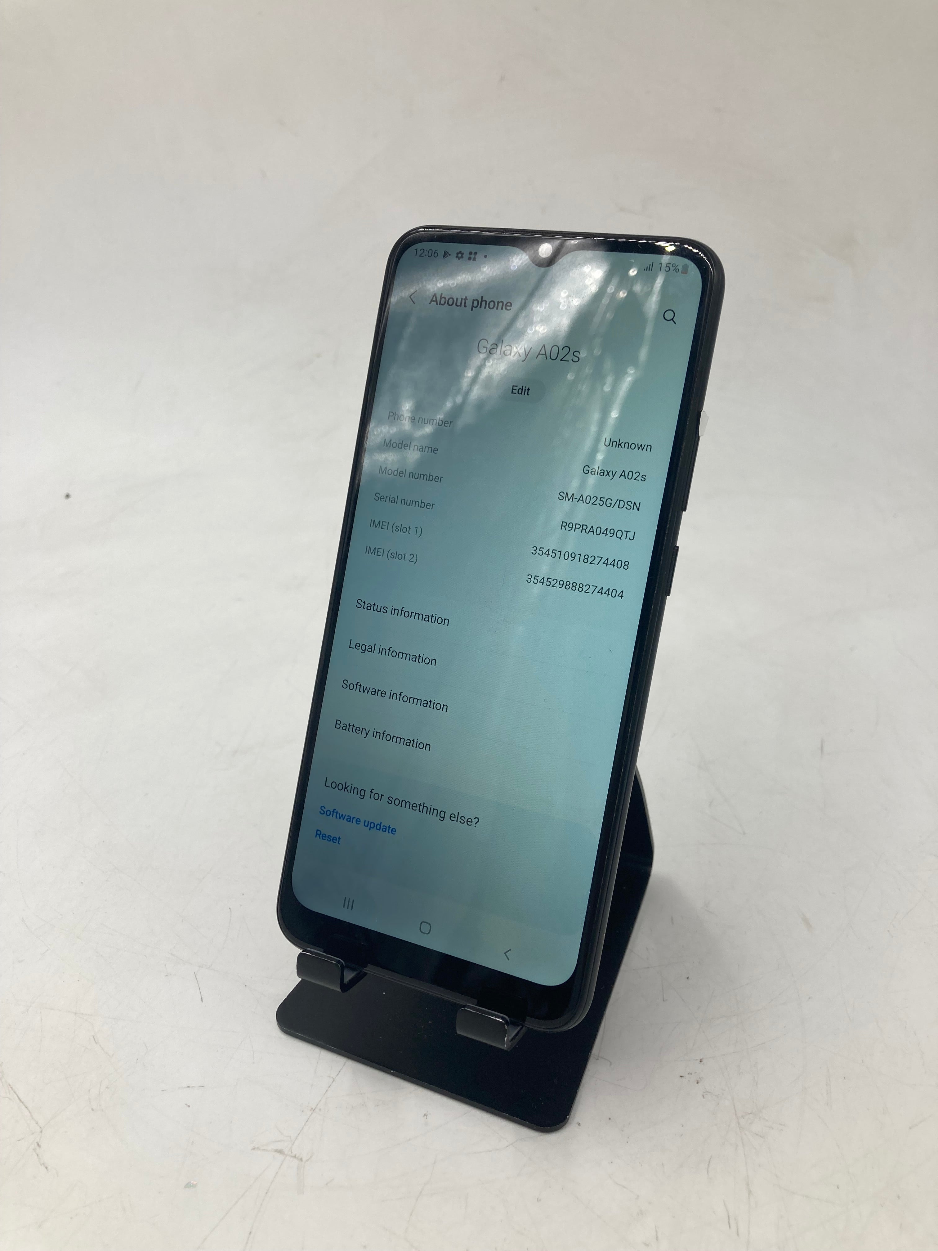 Samsung Galaxy A02s 32GB Black - Unlocked