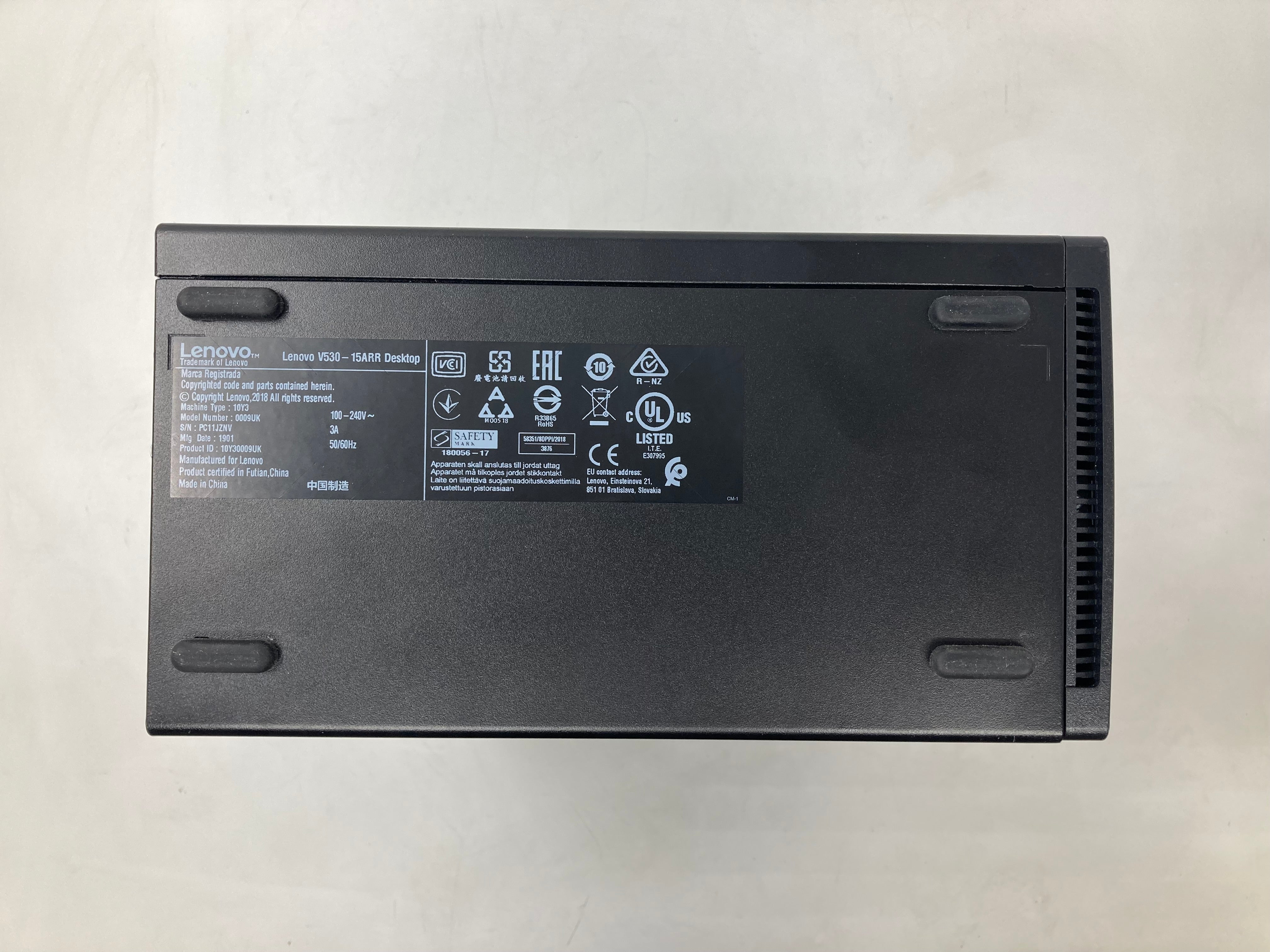 Lenovo Desktop V530 Ryzen 5 2400G 8GB RAM No HDD No OS