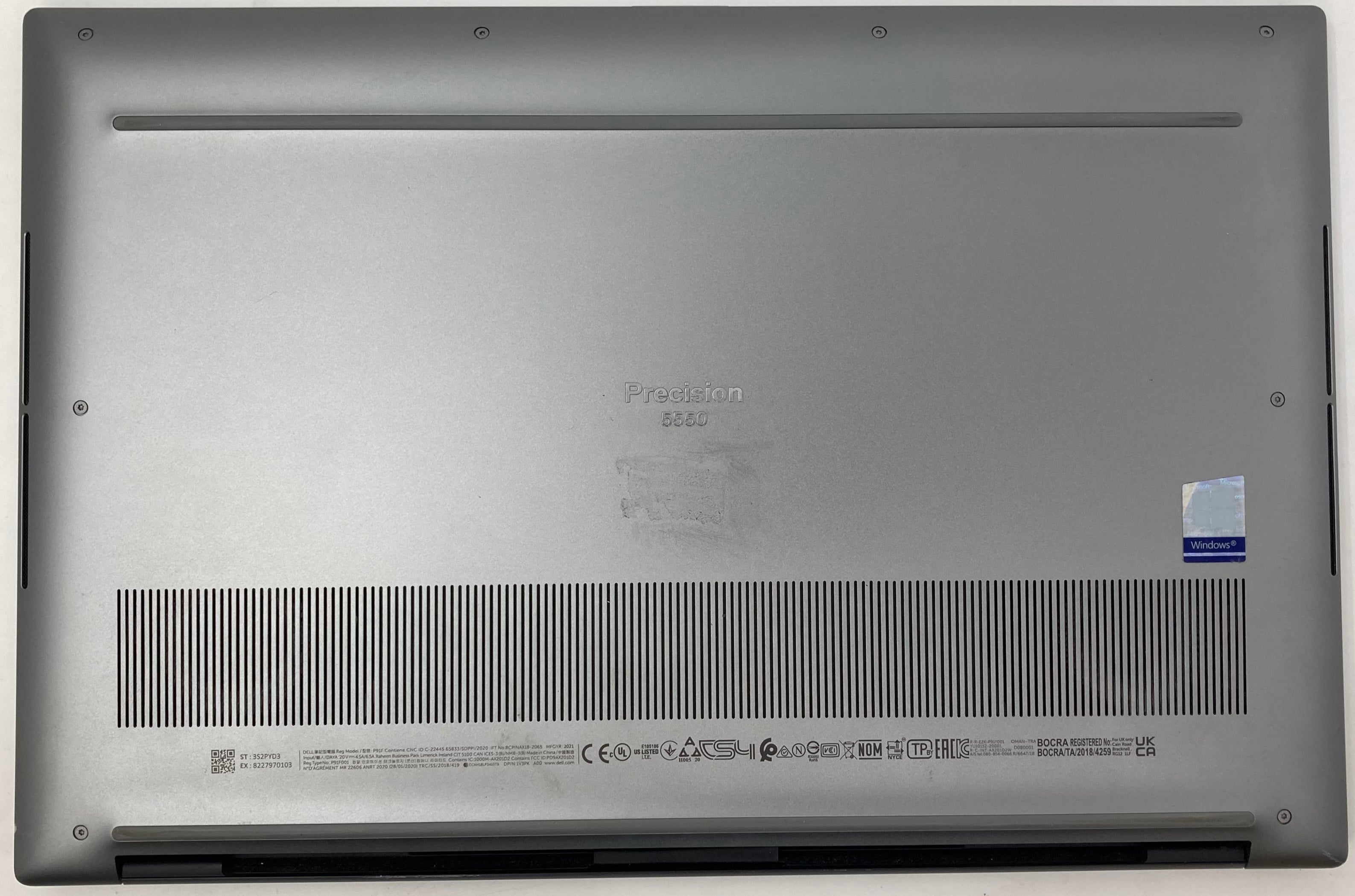 Dell Precision 5550 15" Touch i9 10th Gen 64GB RAM Nvidia Quadro T2000 1TB SSD W11