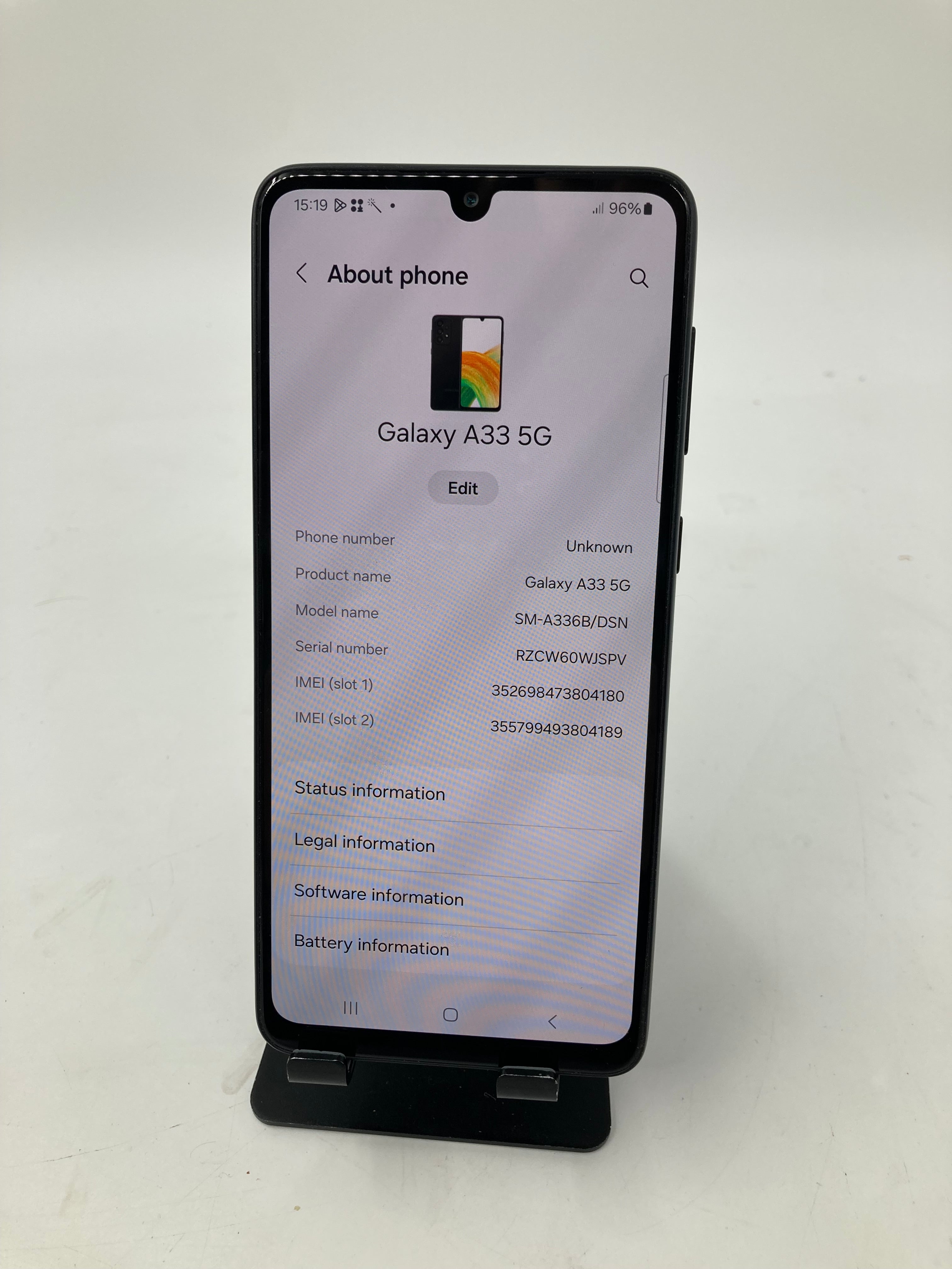 Samsung Galaxy A33 5G 128GB Black - Unlocked