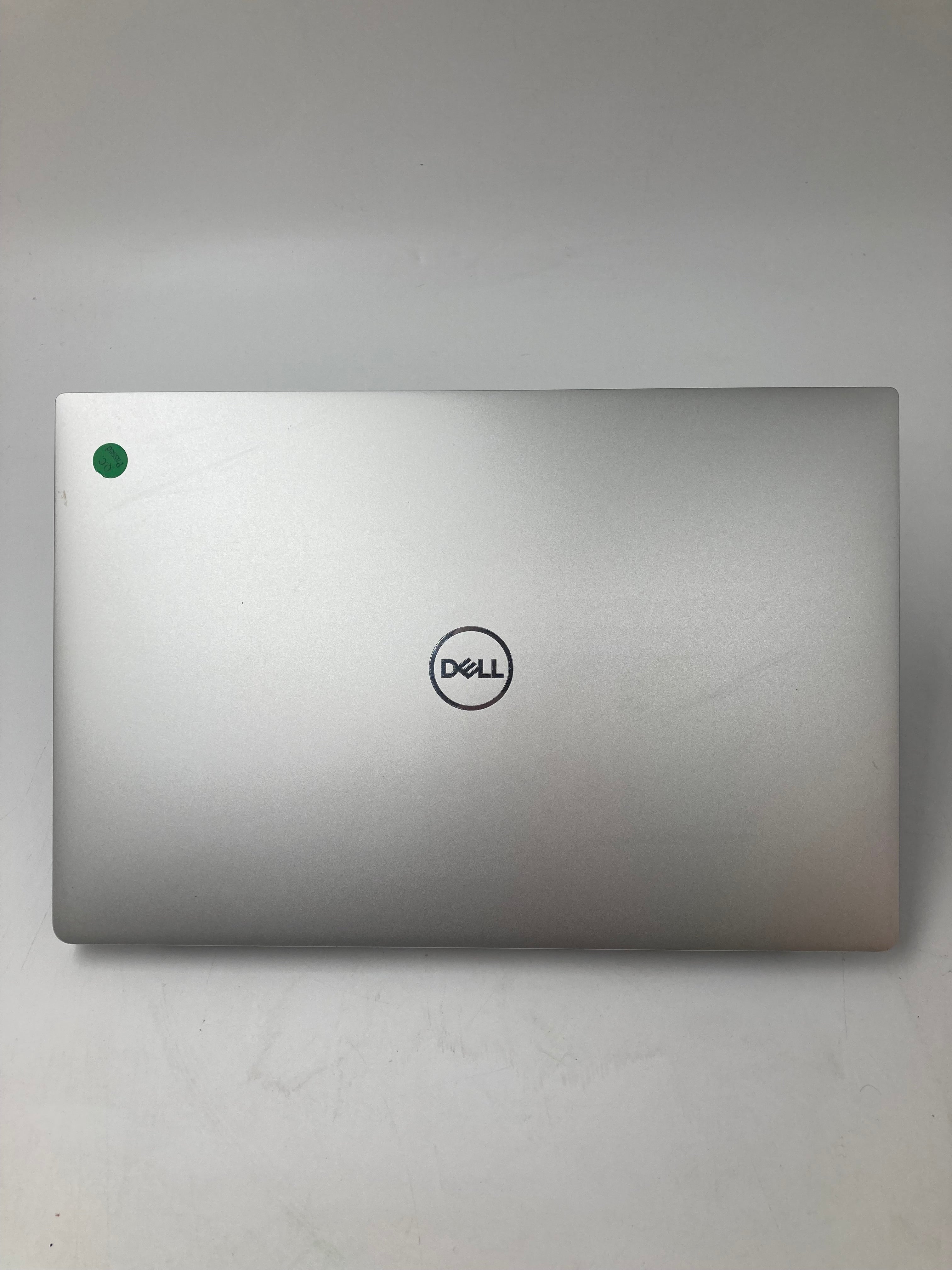 Dell XPS 13 7390 top view showing logo