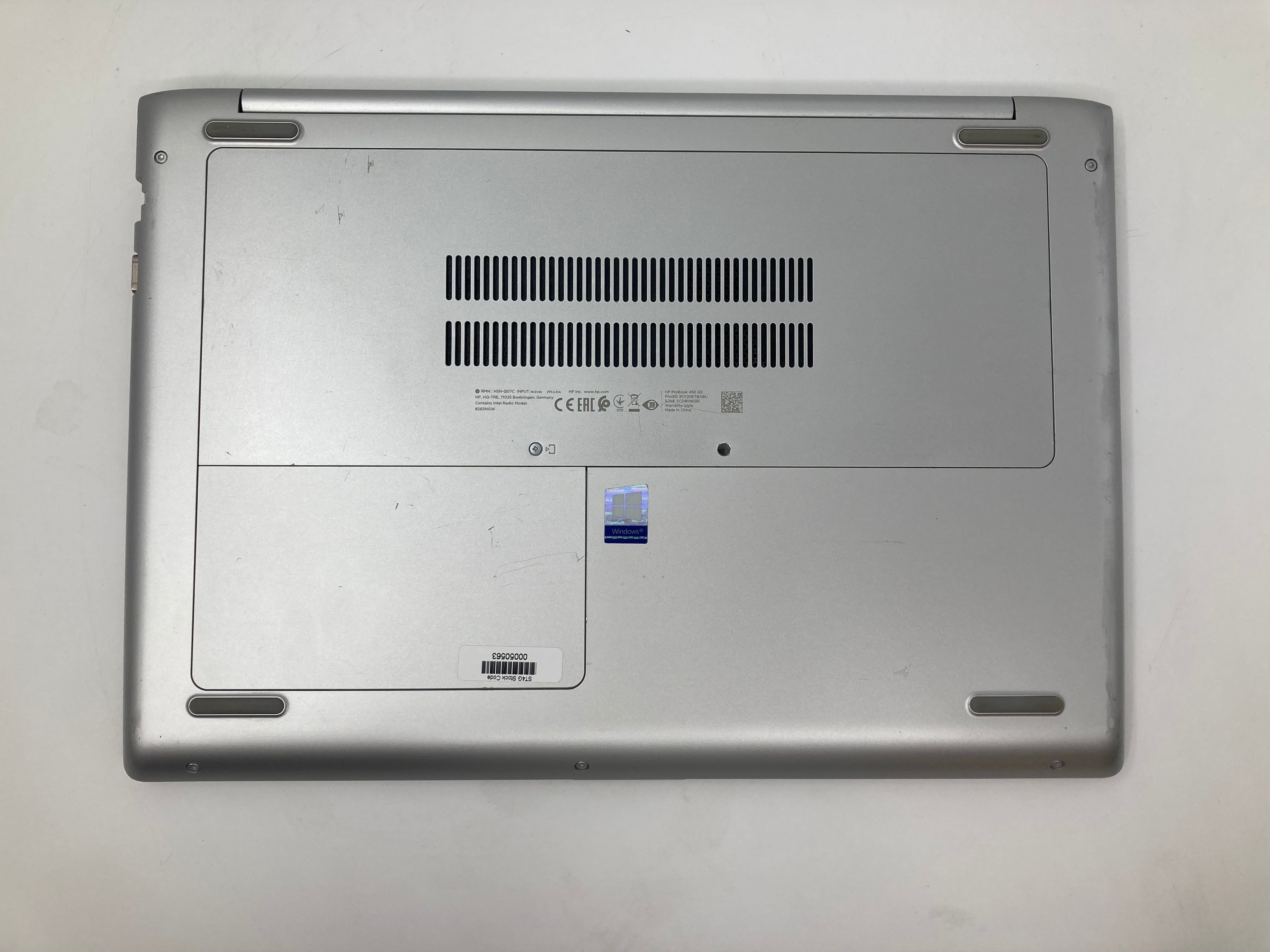 HP Laptop ProBook 450 G5 15" i5 8th Gen 8GB RAM 256GB SSD W11