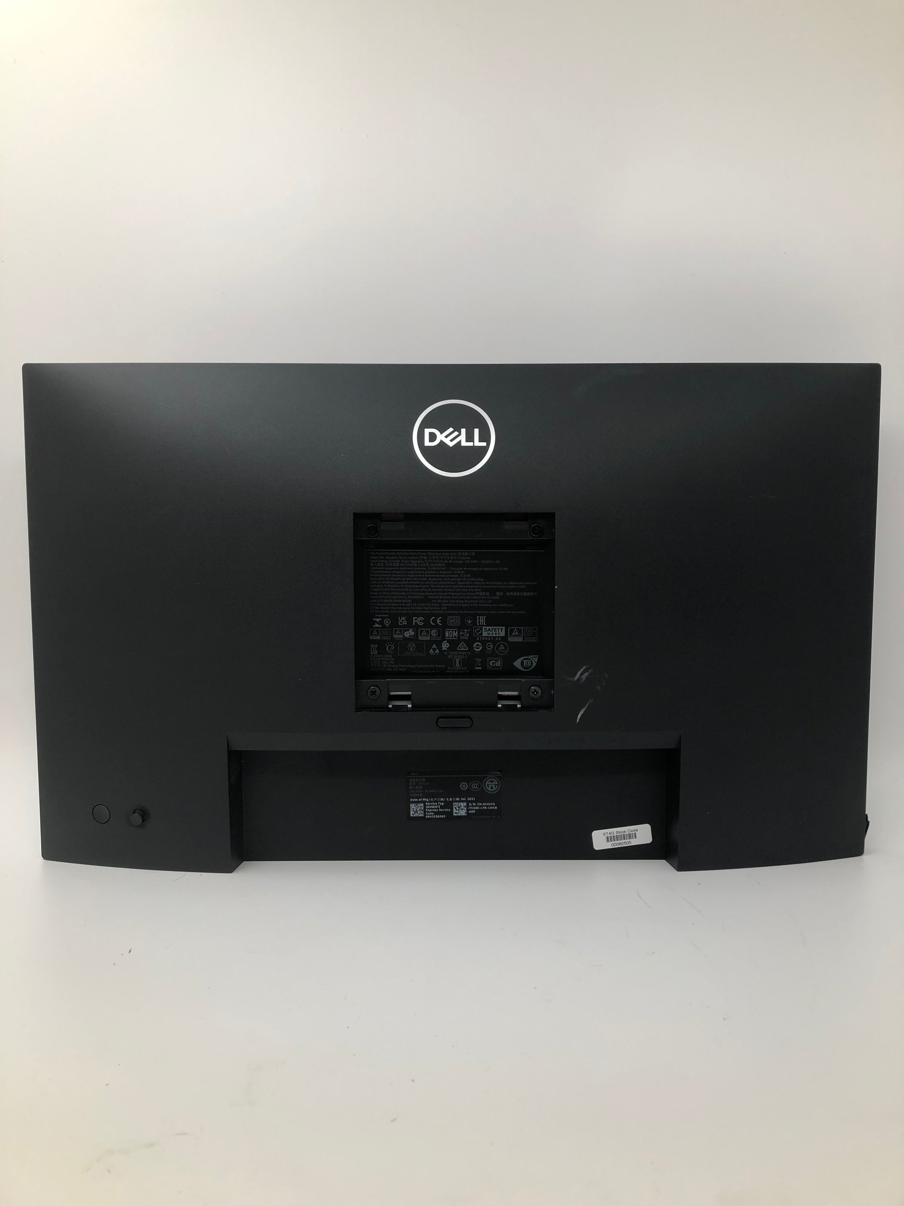 Dell P2422H Monitor, W-LED, 24" Full HD 1920 x 1080 @ 60Hz Refresh Rate, IPS