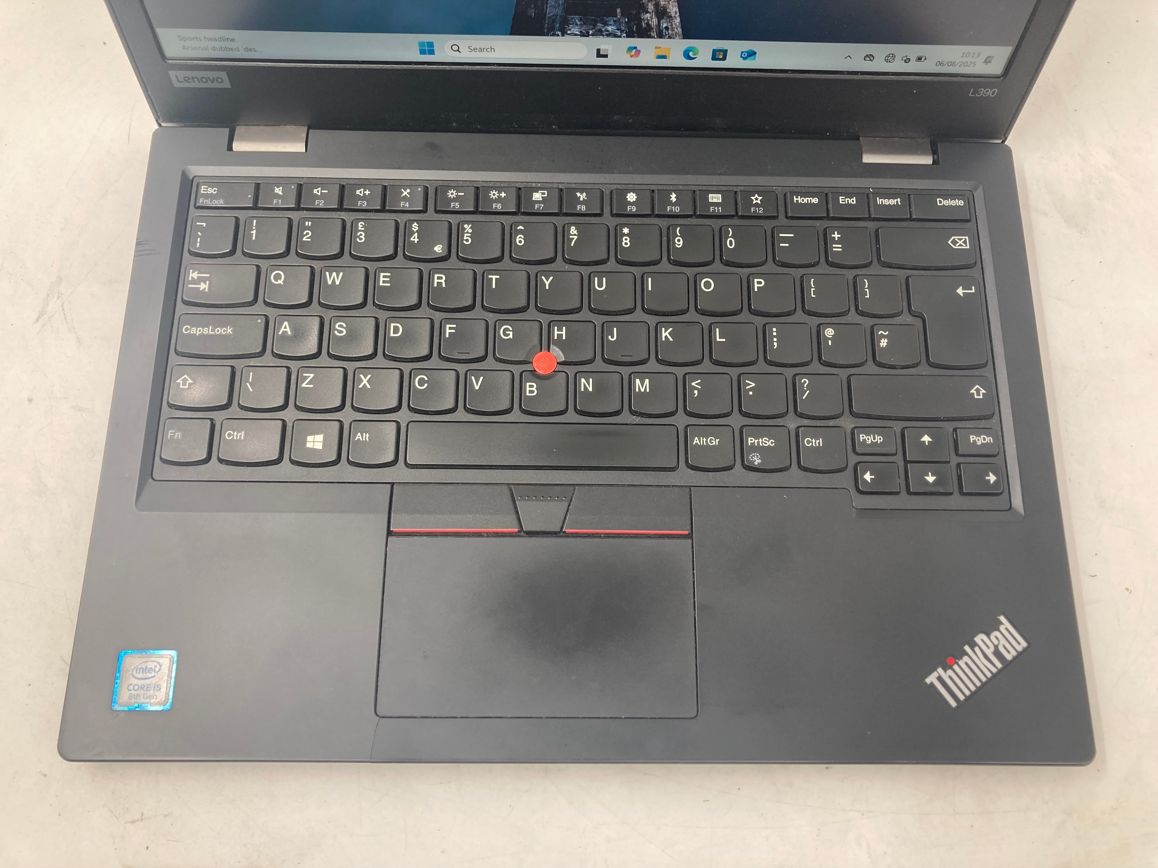 Lenovo ThinkPad L390 13" Screen i5 8th Gen 8GB RAM 256GB SSD Win 11
