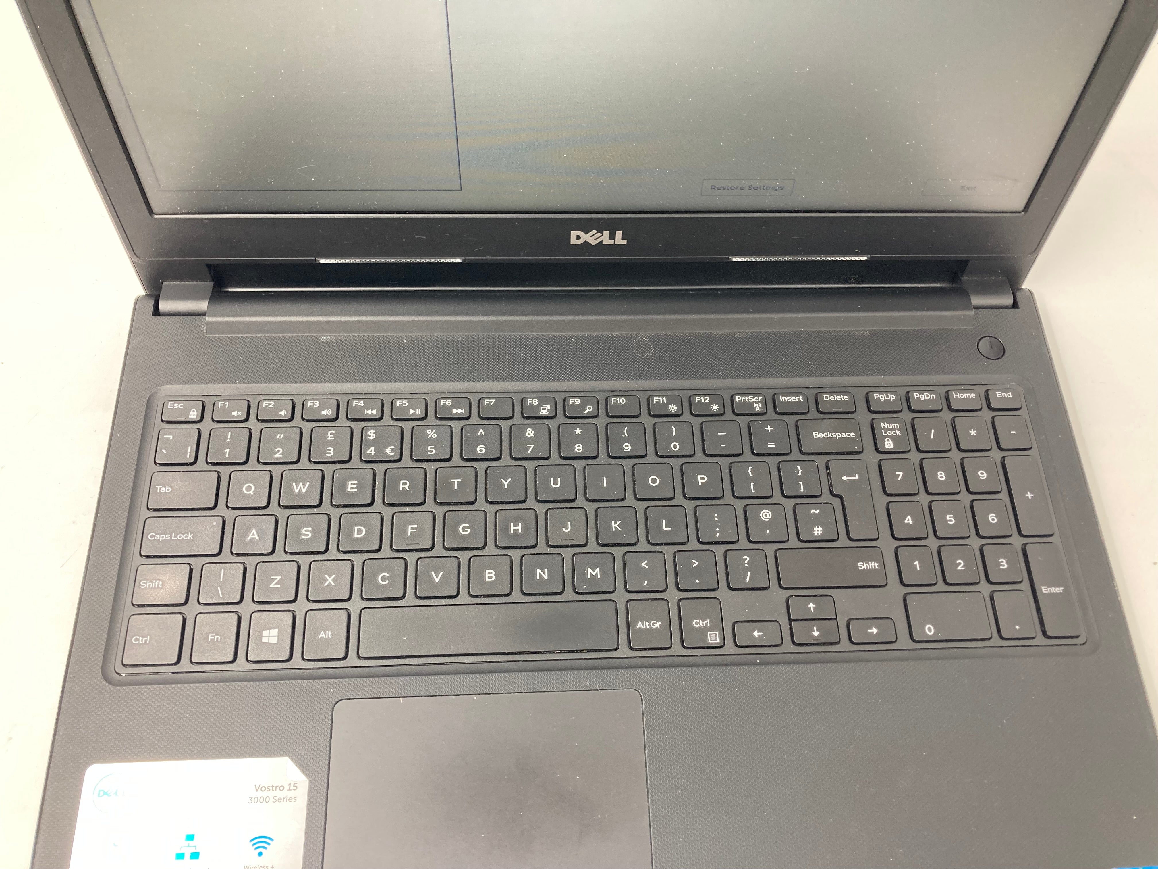 Dell Laptop Vostro 15 3568 15" Screen i3 7TH Gen 4GB Ram 128GB SSD NO OS