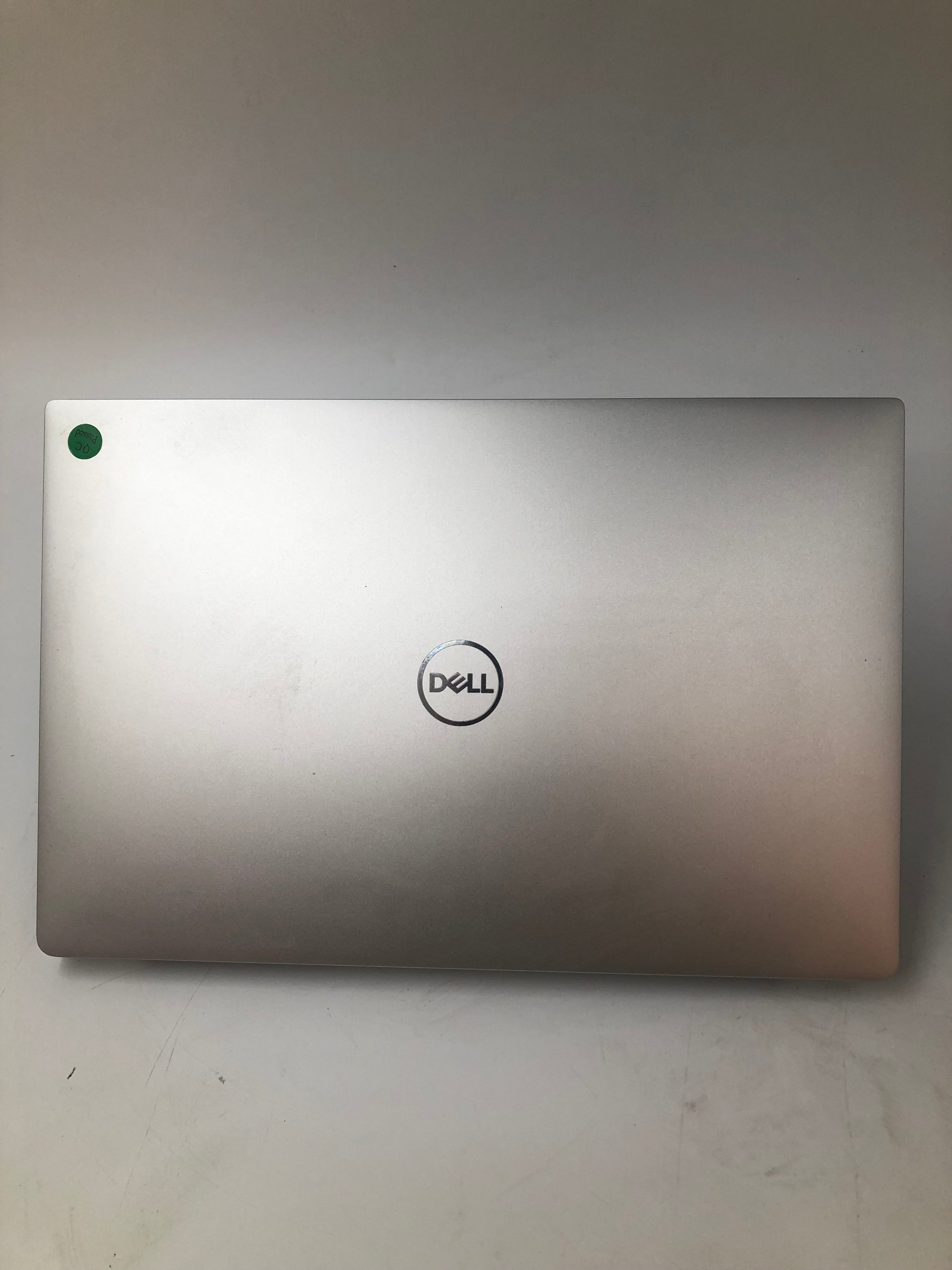Dell XPS 13 7390 top view showing logo