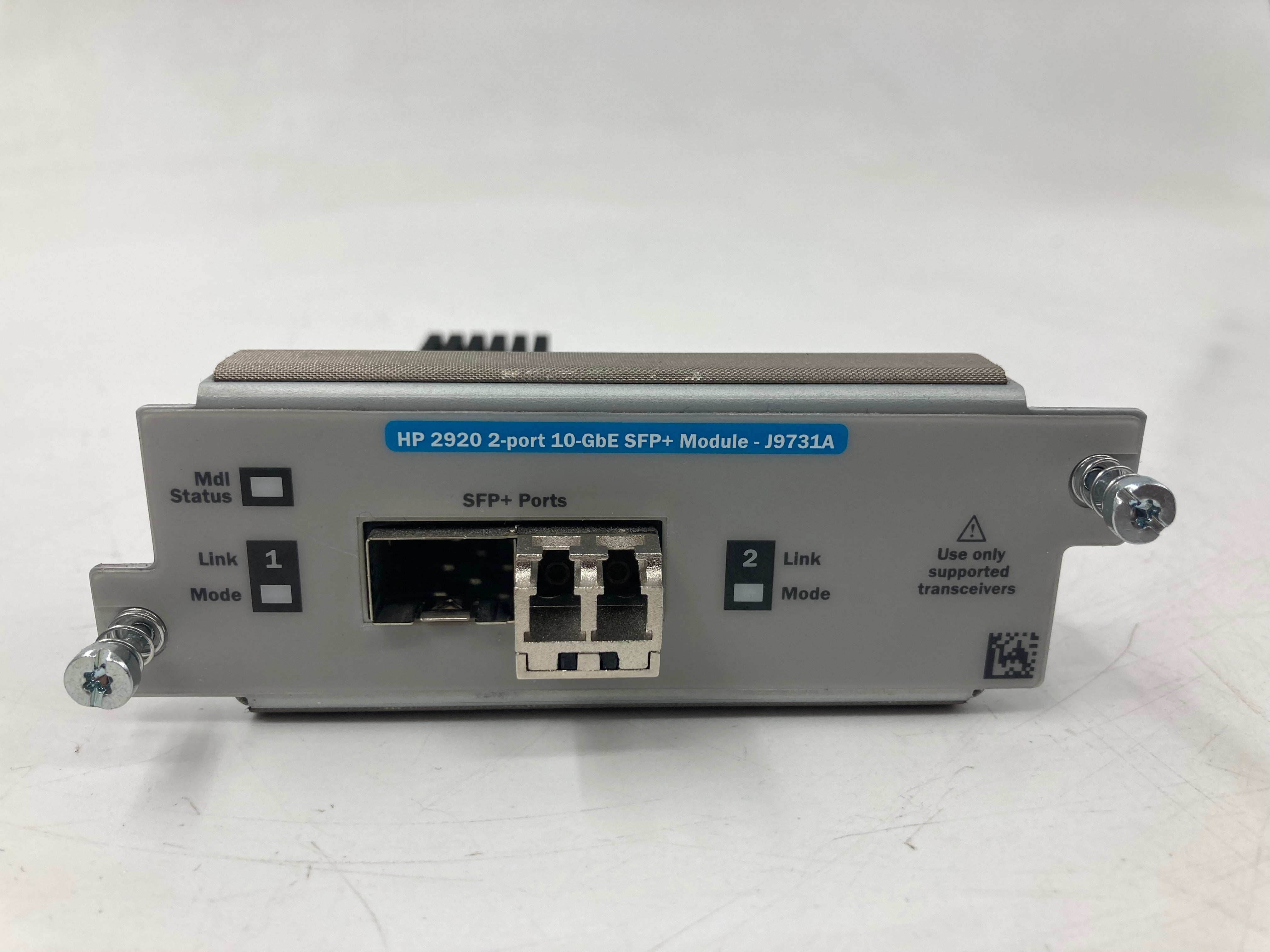 HP 2-port 10GbE SFP+ Module - J9008A Lot Of 2