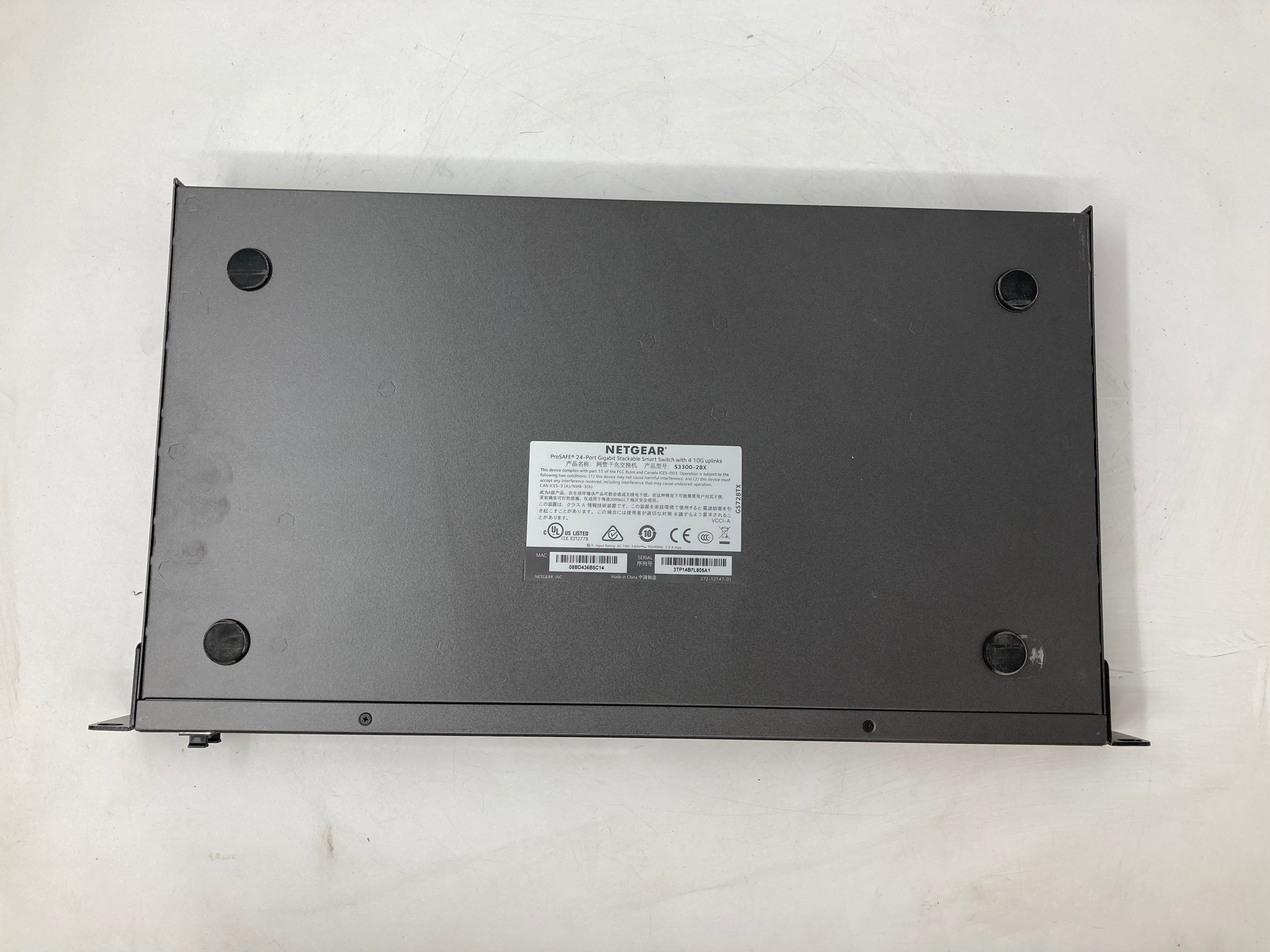 Netgear ProSafe S3300-28X-POE+ 28-Port Gigabit Stackable Smart Switch #4