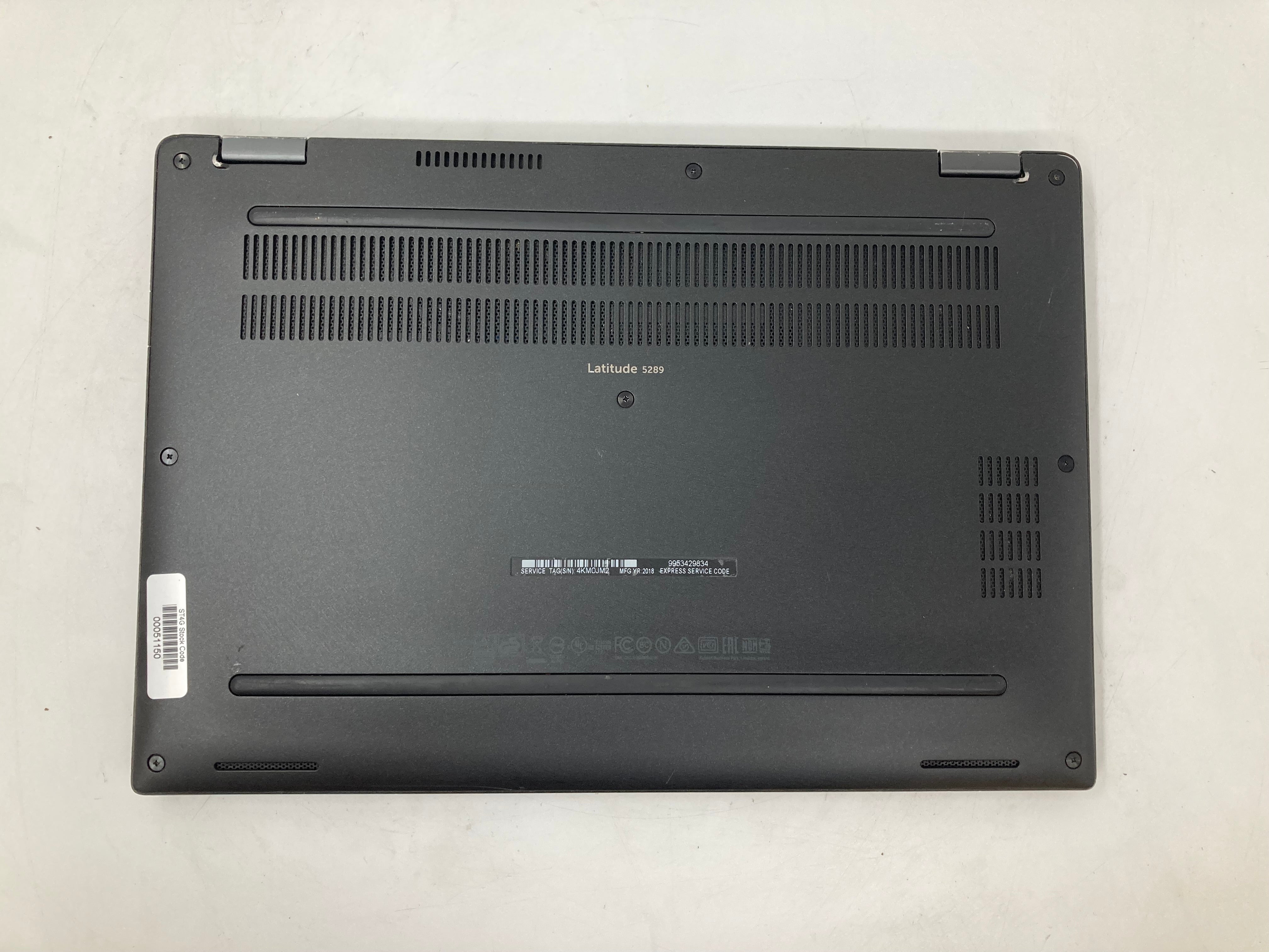 Dell Laptop Latitude 5289 12" i5 7th Gen 8GB RAM 256GB SSD No OS