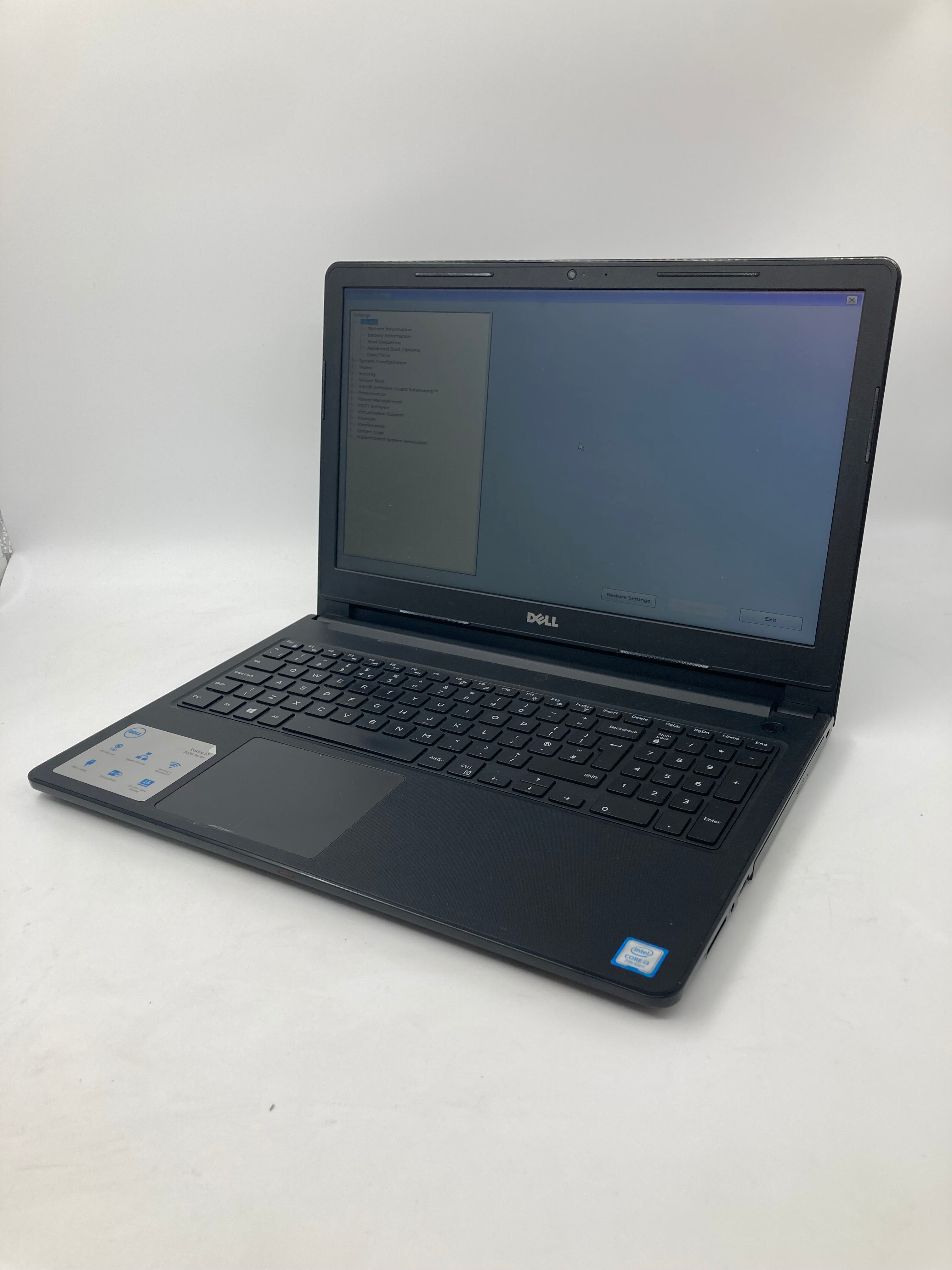 Dell Laptop Vostro 15 3568 15" Screen i3 7TH Gen 4GB Ram 128GB SSD NO OS