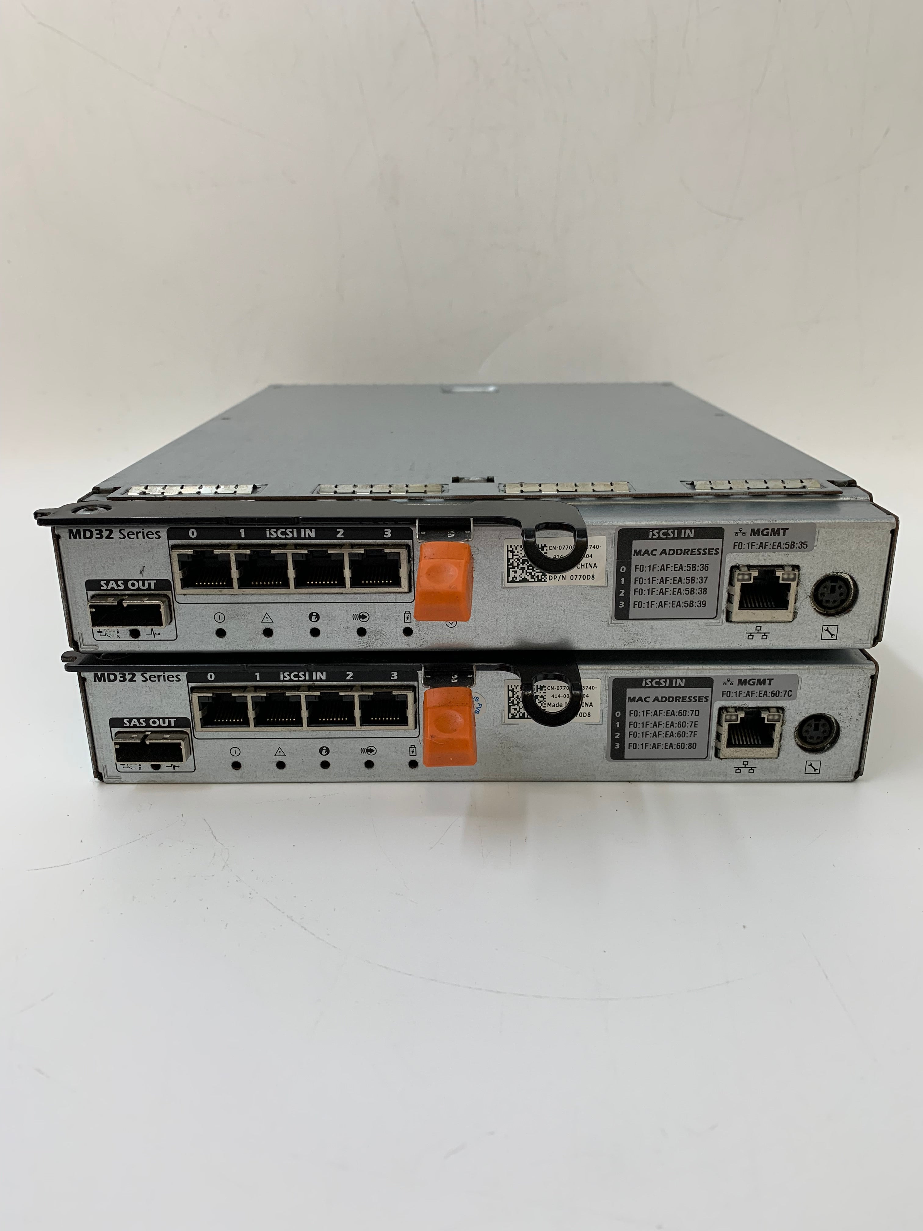 Dell E02M MD32 Series | 6Gbps Quad-Port SAS RAID Controller Module | Lot of 2