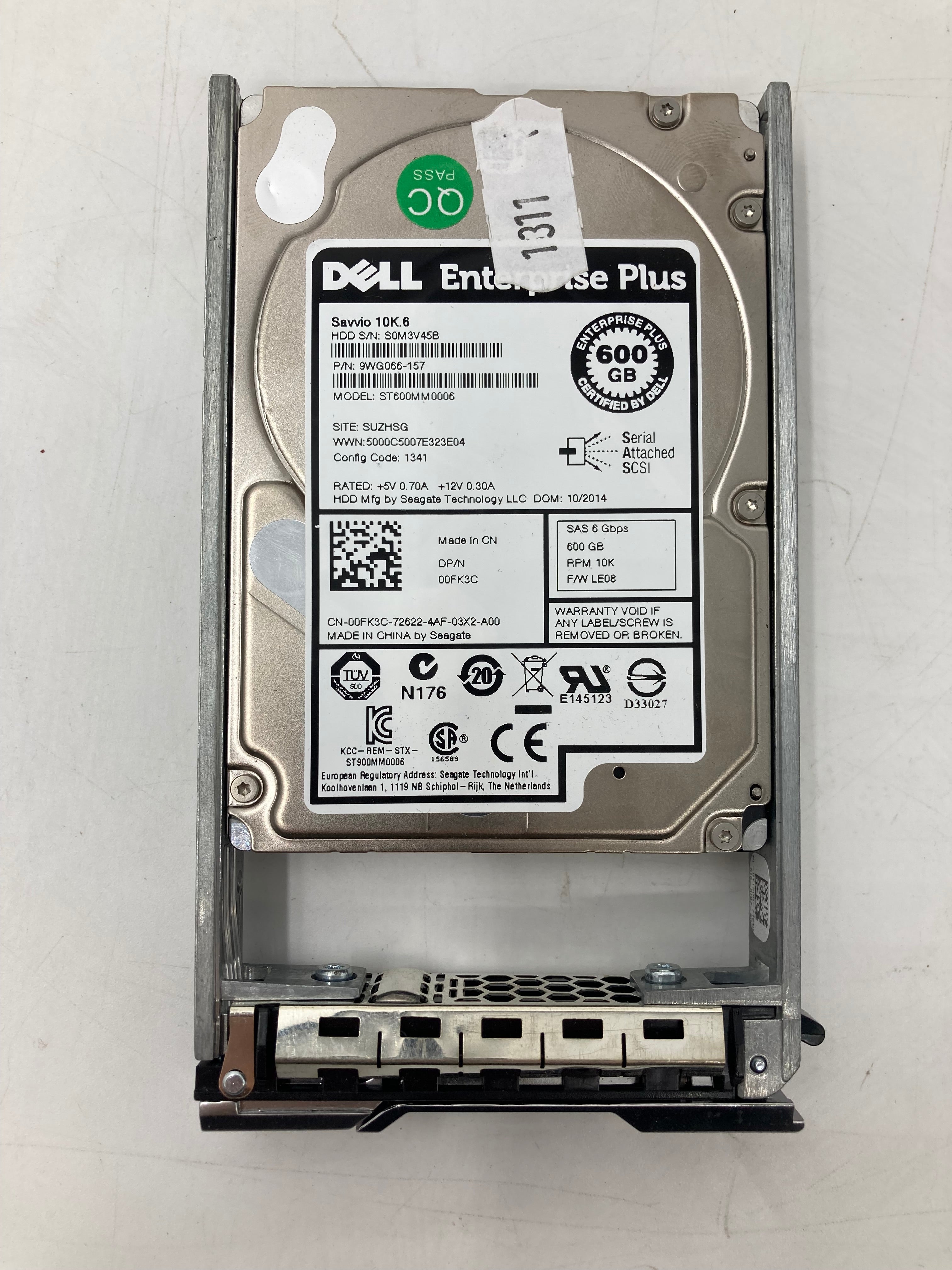 Batch of 9 Dell 2.5" SAS 600GB Hard Disk Drives - Mixed Models